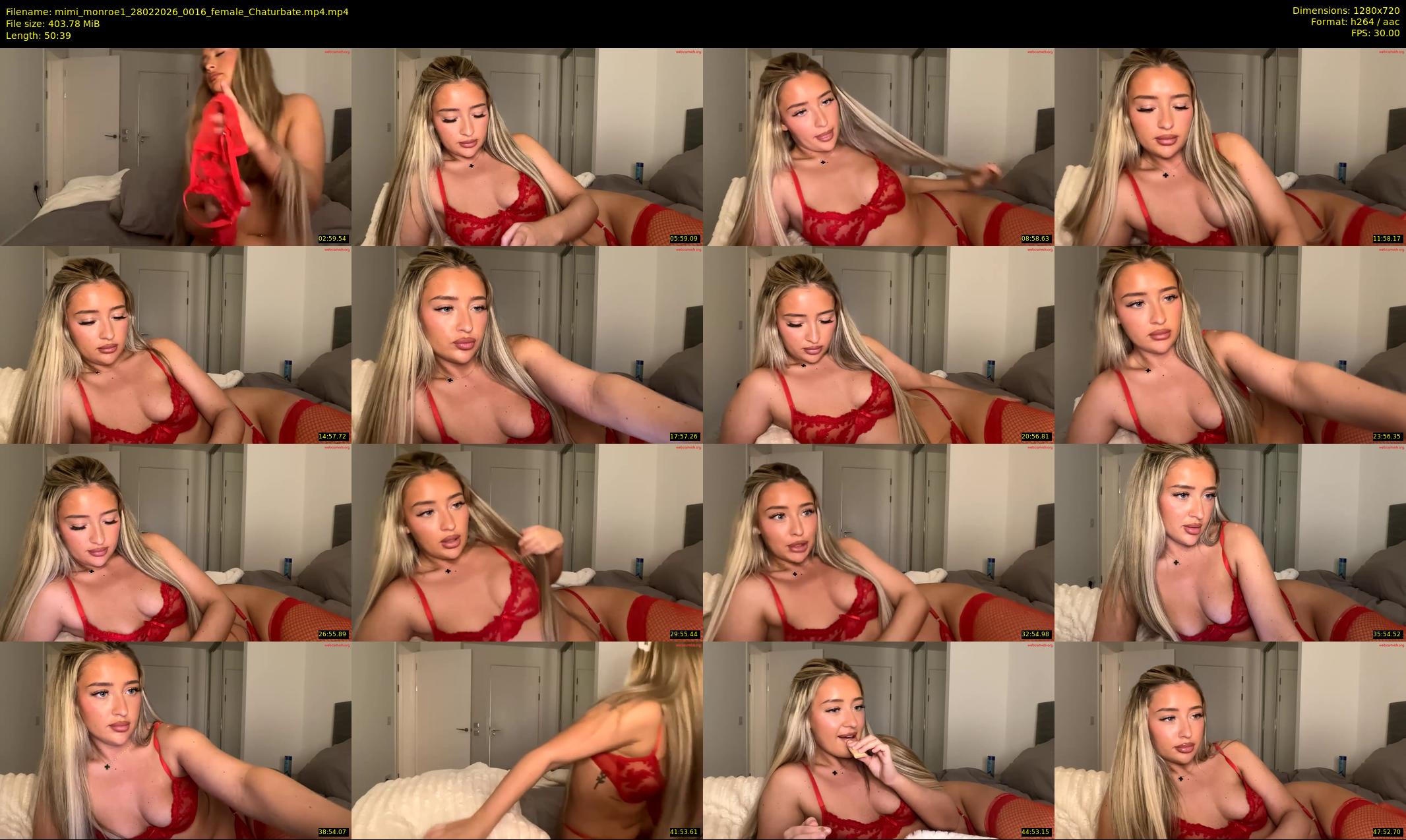 mimi_monroe1 — 51 minute Chaturbate female cam show recording, 720p, Feb 28, 2026