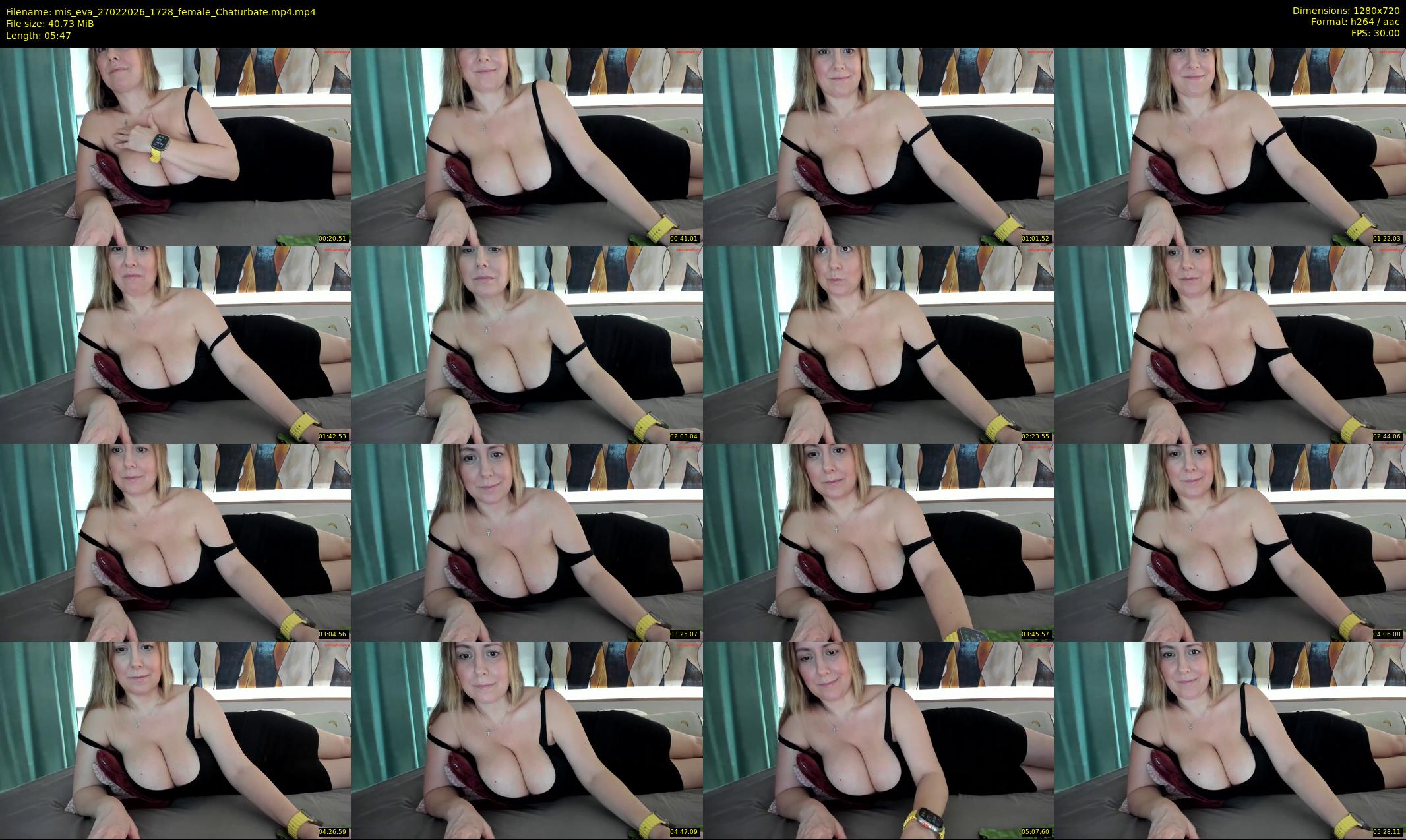 mis_eva — 6 minute Chaturbate female cam show recording, 720p, Feb 27, 2026