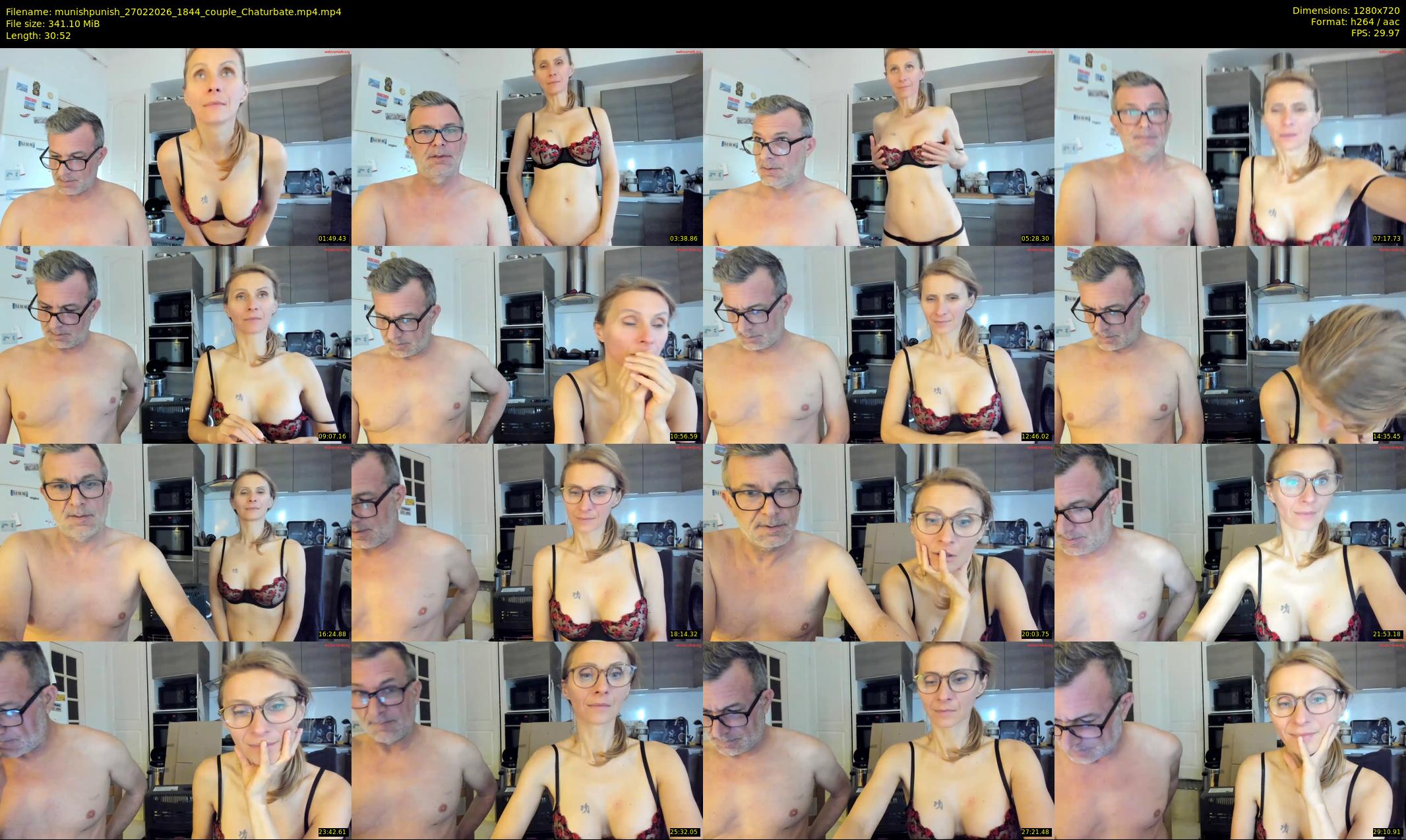 munishpunish — 31 minute Chaturbate couple cam show recording, 720p, Feb 27, 2026