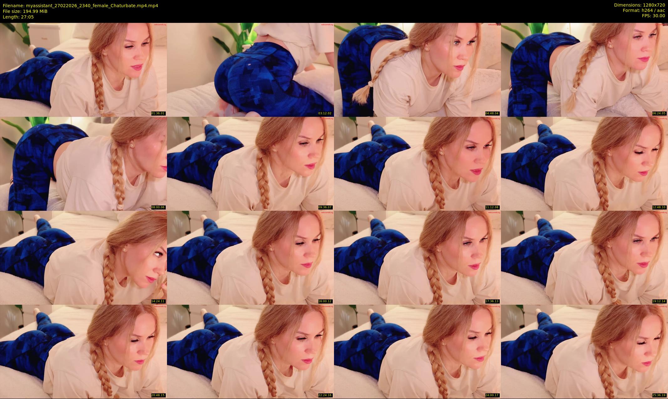 myassistant — 28 minute Chaturbate female cam show recording, 720p, Feb 27, 2026