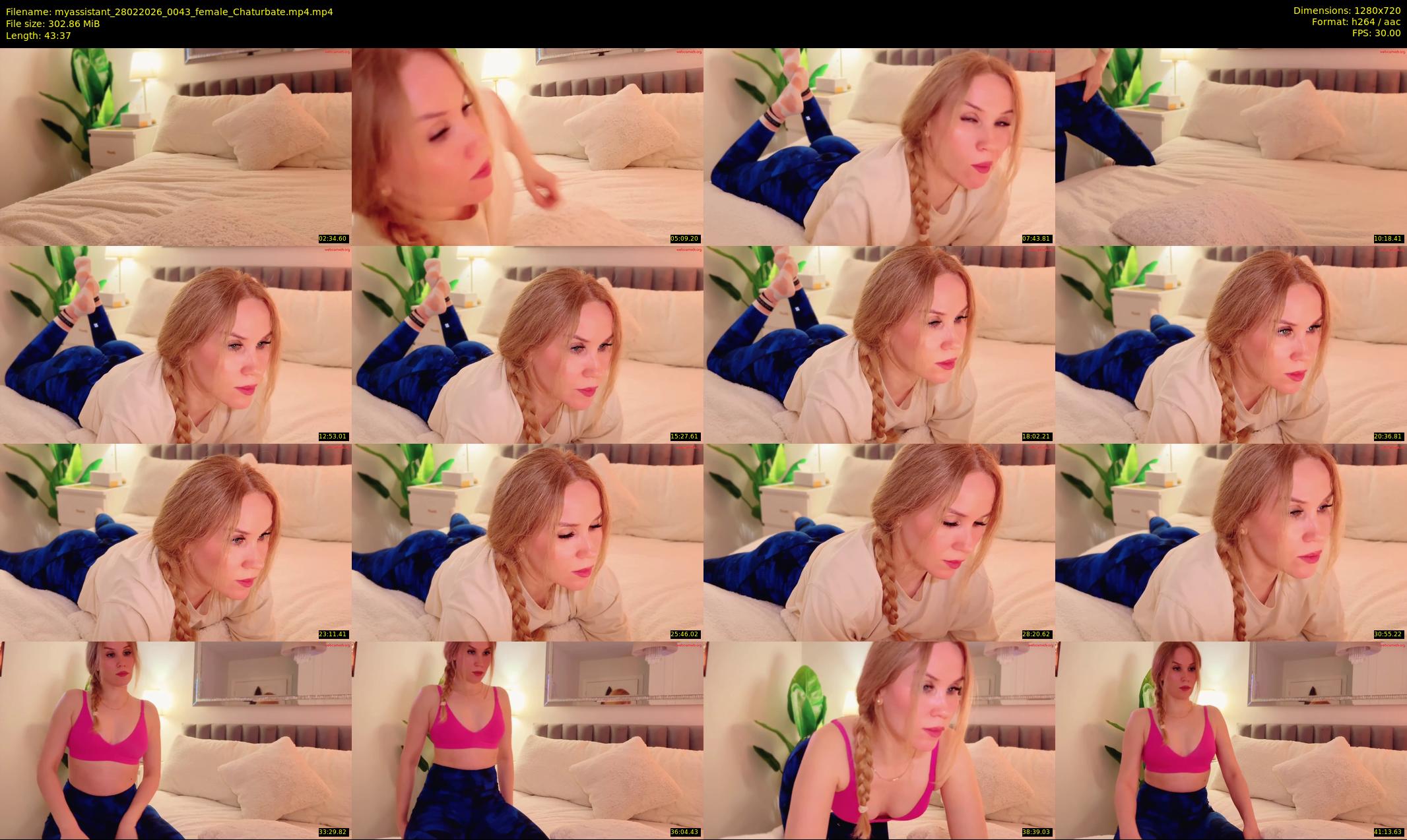 myassistant — 44 minute Chaturbate female cam show recording, 720p, Feb 28, 2026