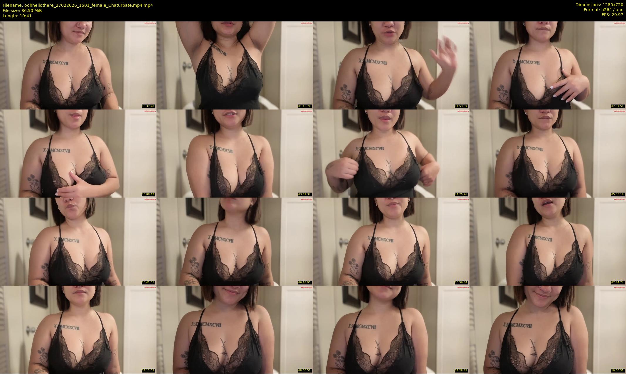 oohhellothere — 11 minute Chaturbate female cam show recording, 720p, Feb 27, 2026