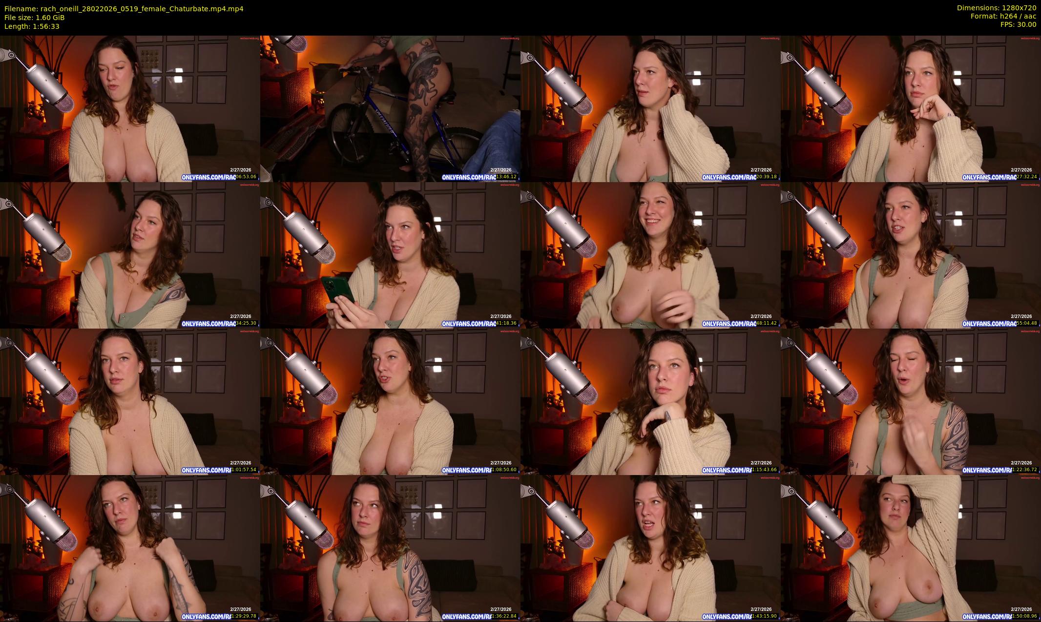 rach_oneill — 117 minute Chaturbate female cam show recording, 720p, Feb 28, 2026