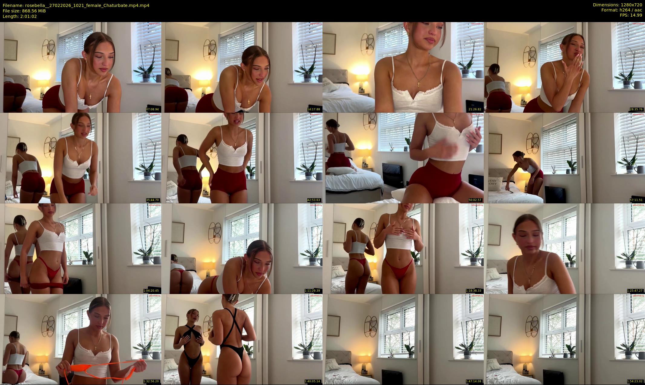 rosebella_ — 122 minute Chaturbate female cam show recording, 720p, Feb 27, 2026