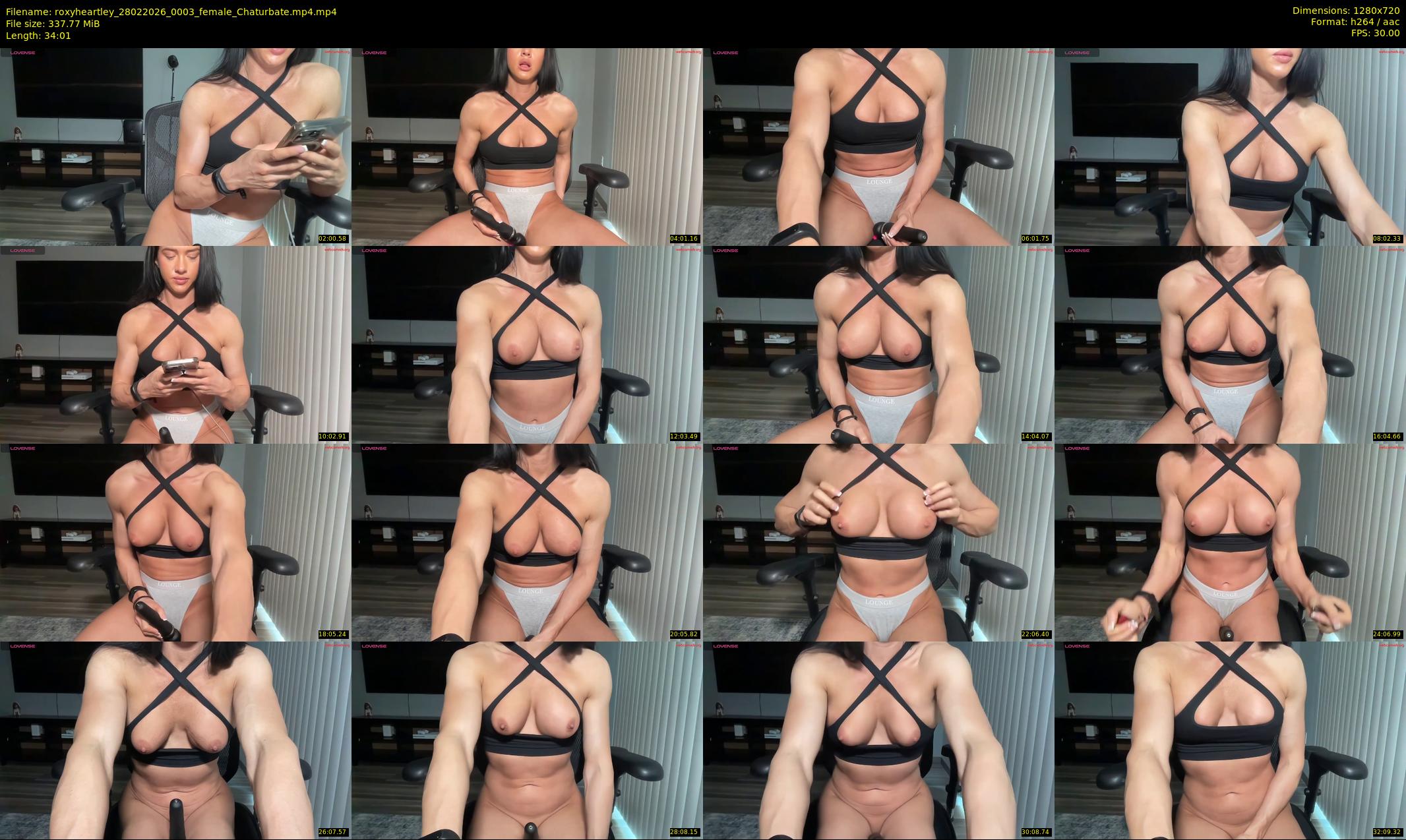 roxyheartley — 35 minute Chaturbate female cam show recording, 720p, Feb 28, 2026