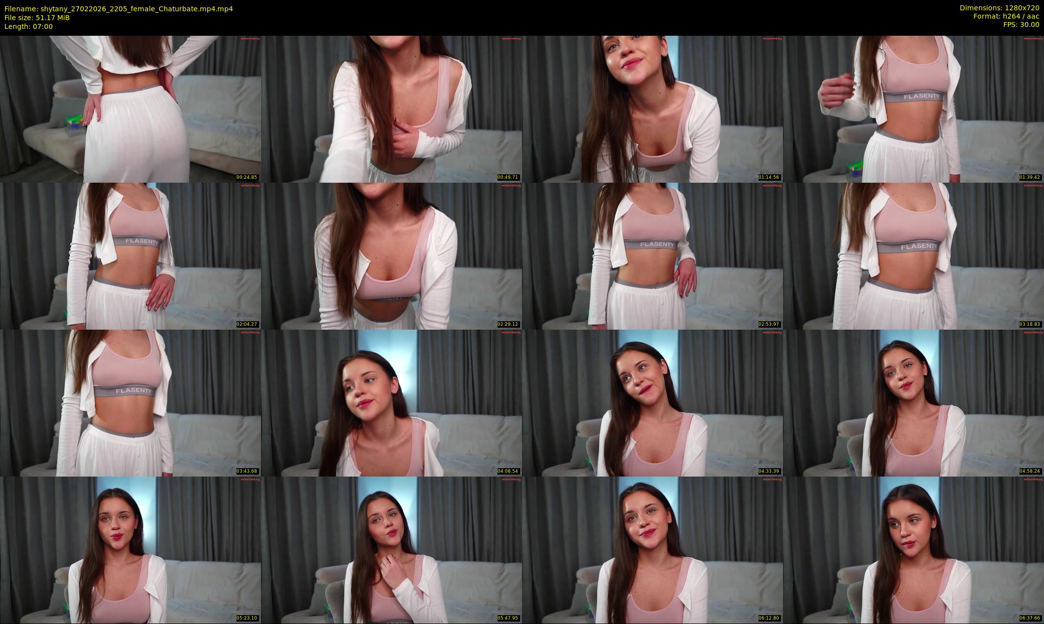 shytany — 7 minute Chaturbate female cam show recording, 720p, Feb 27, 2026
