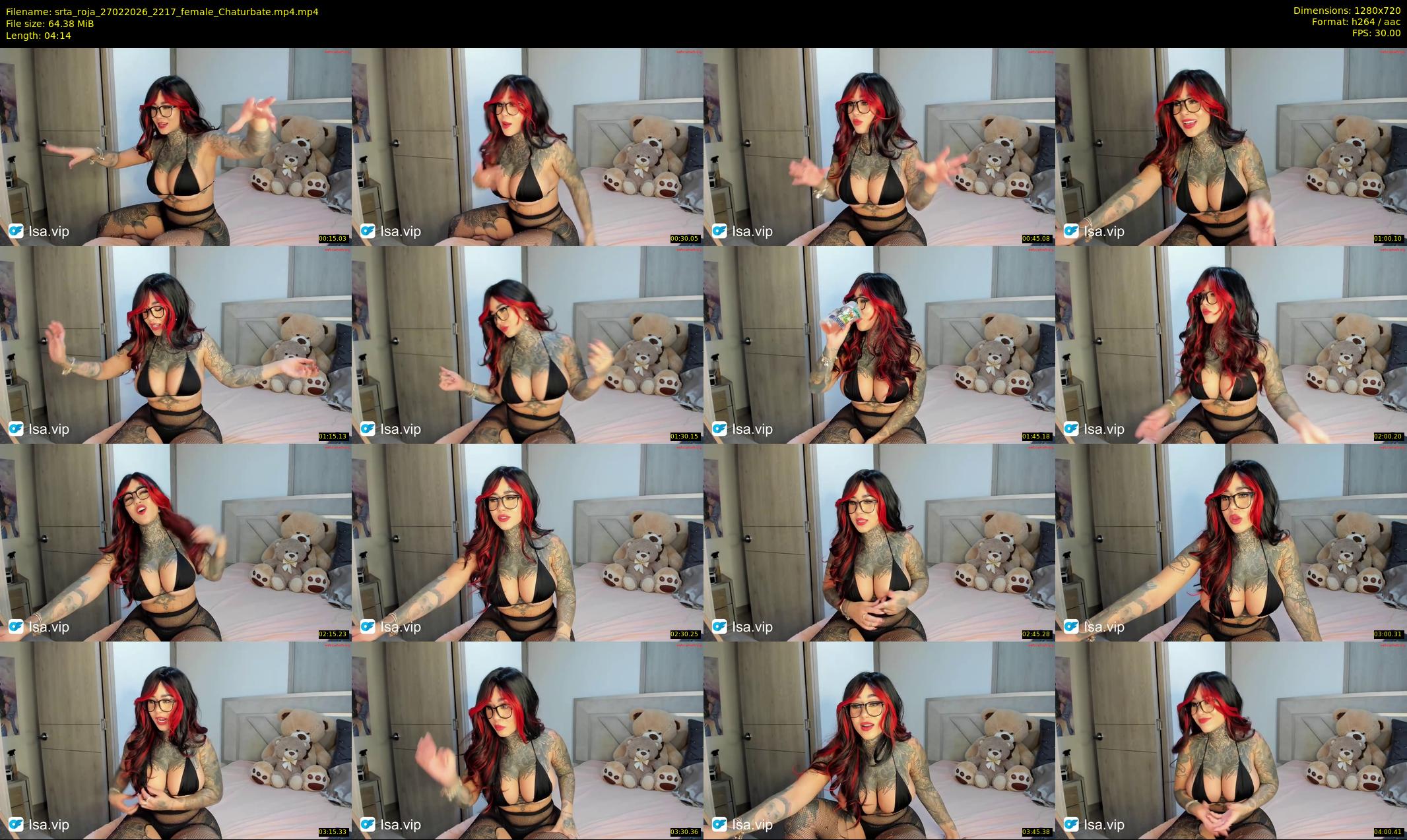 srta_roja — 5 minute Chaturbate female cam show recording, 720p, Feb 27, 2026