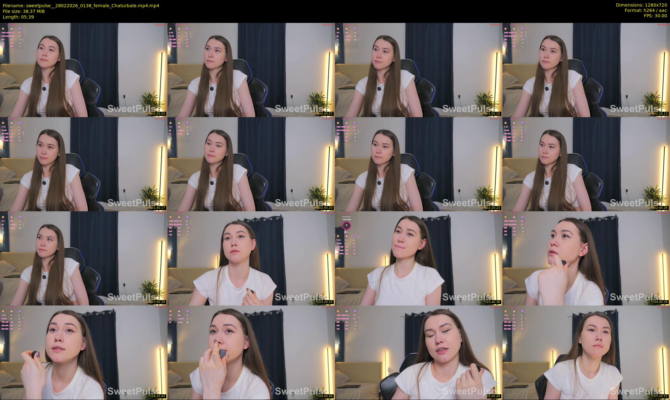 sweetpulse_ — 6 minute Chaturbate female cam show recording, 720p, Feb 28, 2026