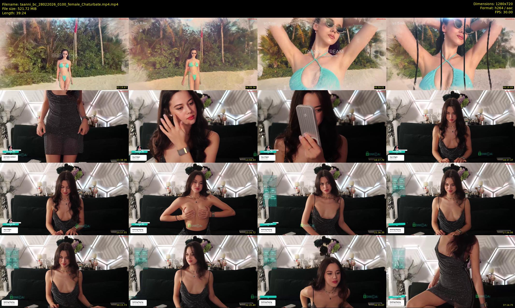 taanni_bc — 40 minute Chaturbate female cam show recording, 720p, Feb 28, 2026