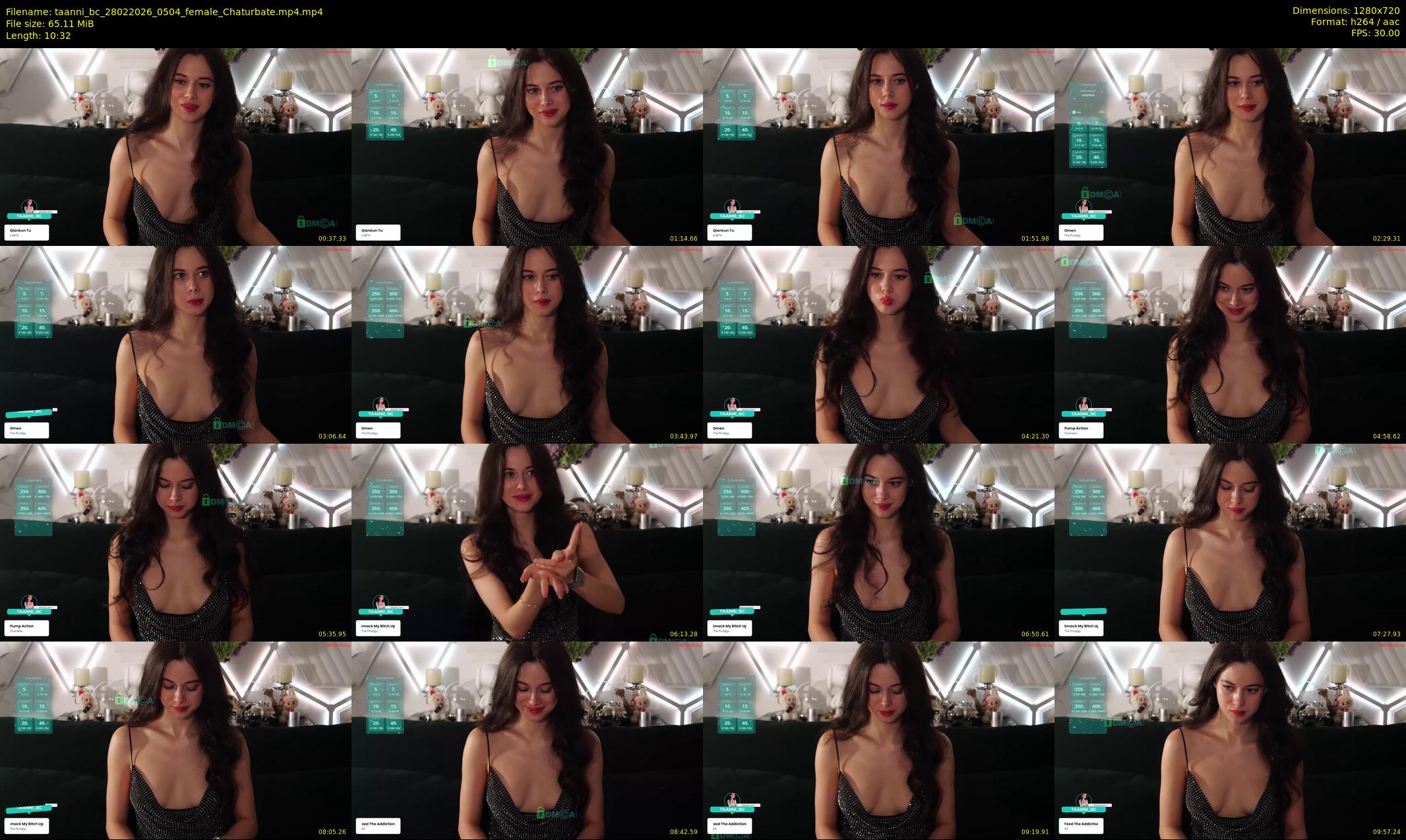 taanni_bc — 11 minute Chaturbate female cam show recording, 720p, Feb 28, 2026