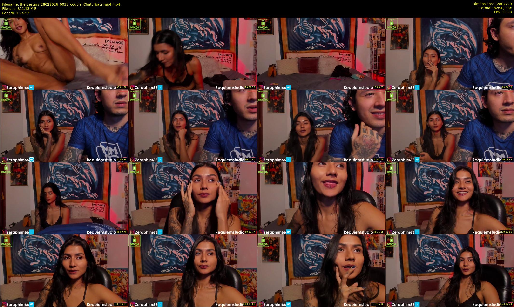 thejoestars — 85 minute Chaturbate couple cam show recording, 720p, Feb 28, 2026