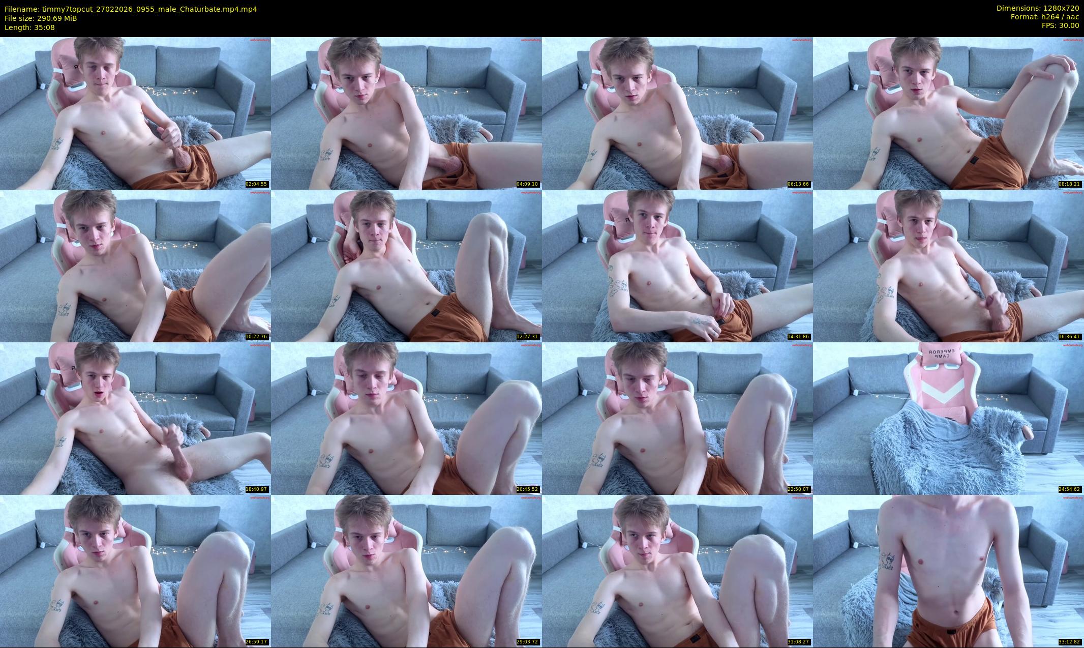 timmy7topcut — 36 minute Chaturbate male cam show recording, 720p, Feb 27, 2026