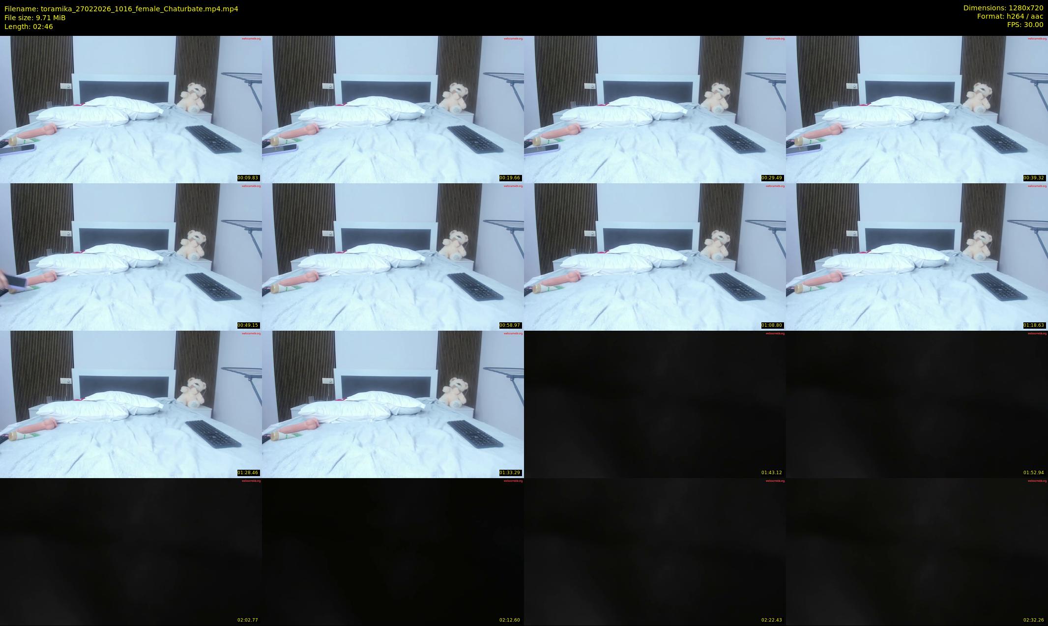 toramika — 3 minute Chaturbate female cam show recording, 720p, Feb 27, 2026