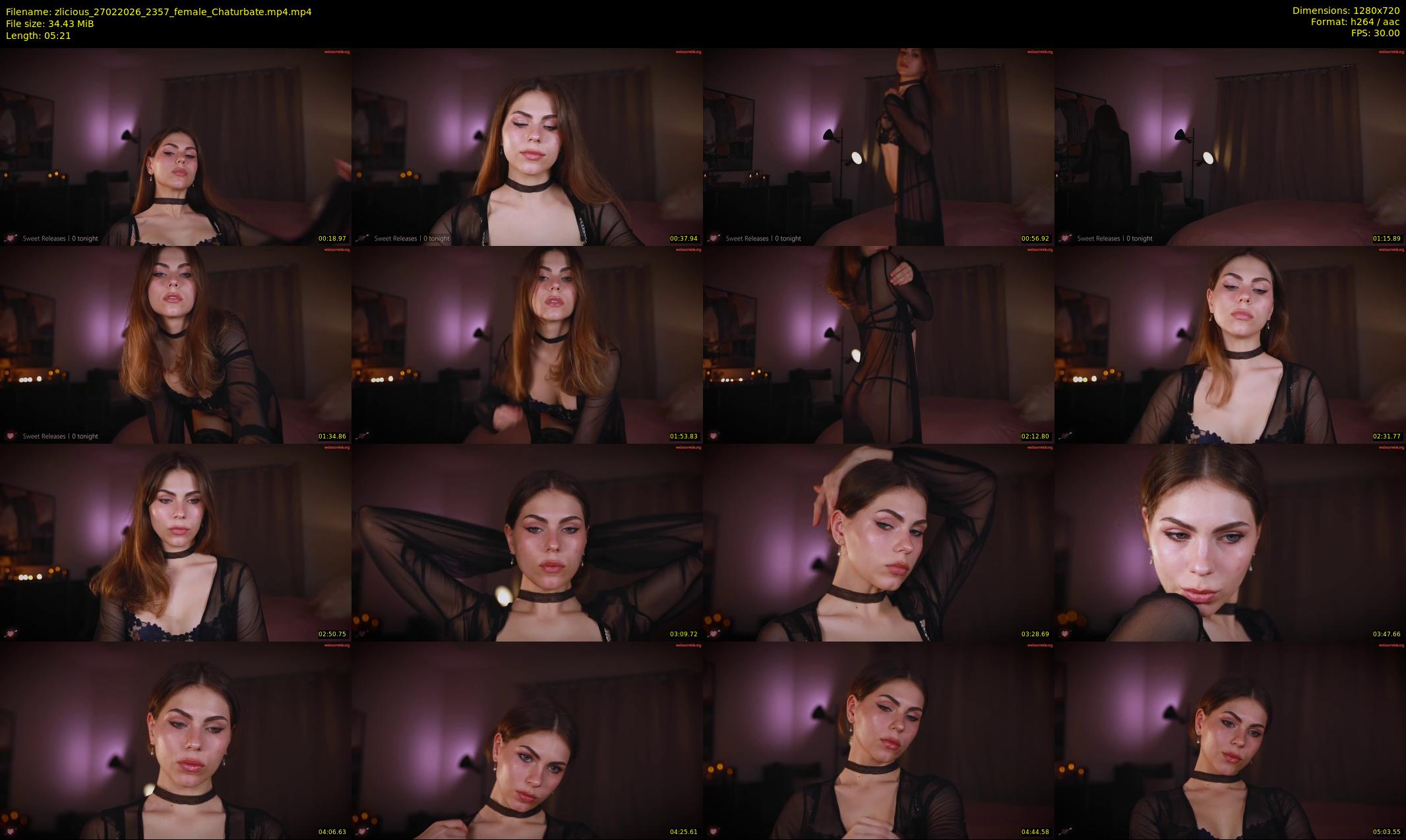 zlicious — 6 minute Chaturbate female cam show recording, 720p, Feb 27, 2026