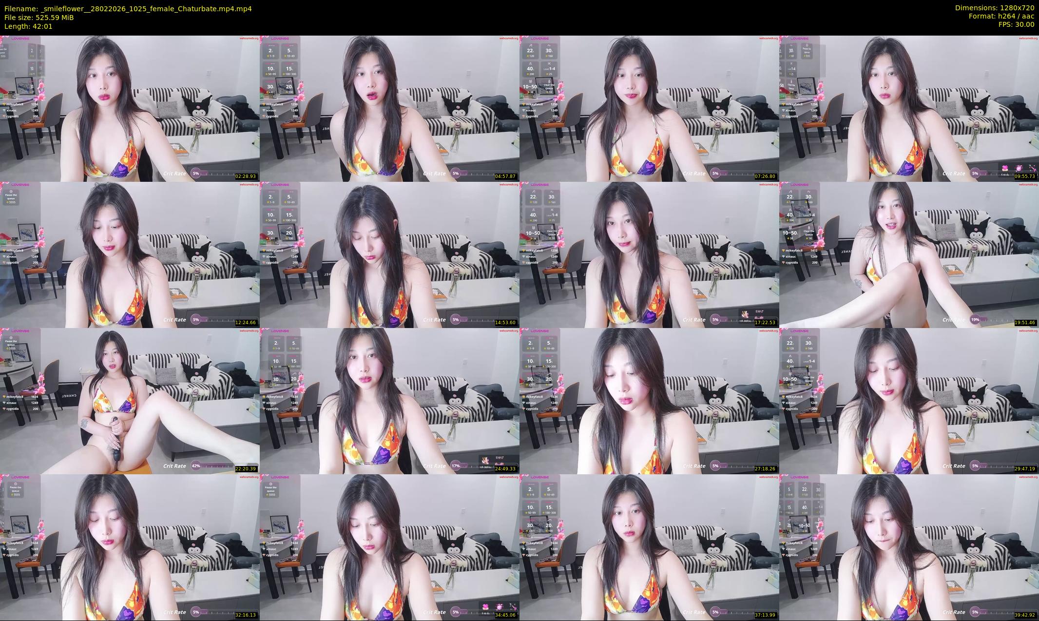 _smileflower_ — 43 minute Chaturbate female cam show recording, 720p, Feb 28, 2026