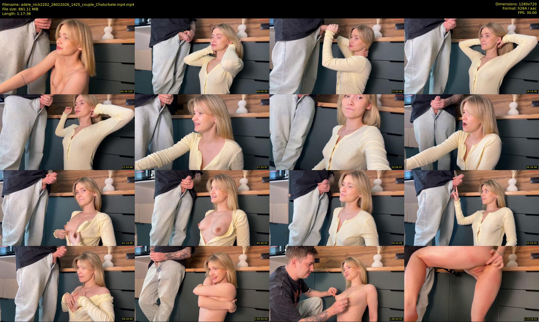 adele_nick2202 — 78 minute Chaturbate couple cam show recording, 720p, Feb 28, 2026