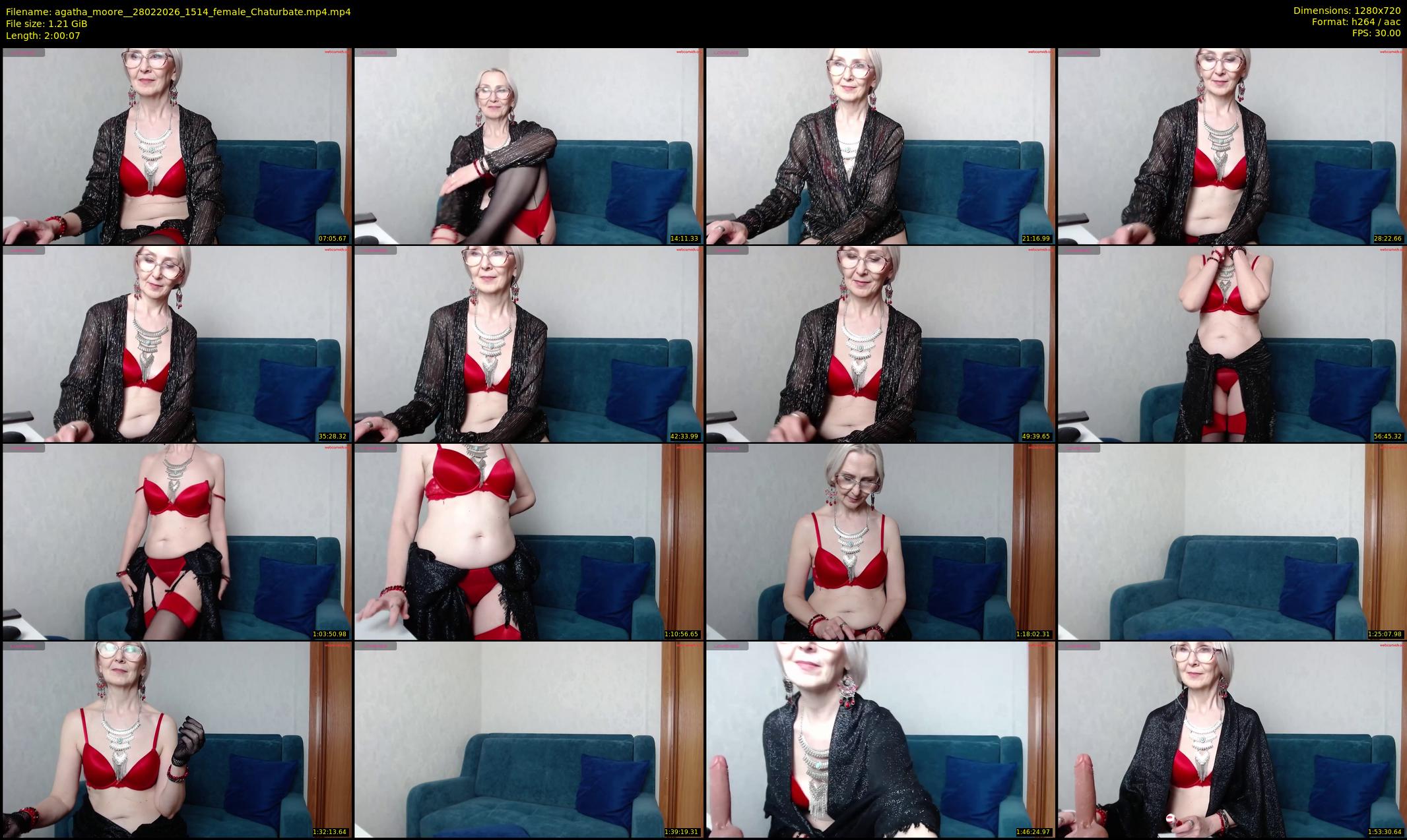 agatha_moore_ — 121 minute Chaturbate female cam show recording, 720p, Feb 28, 2026