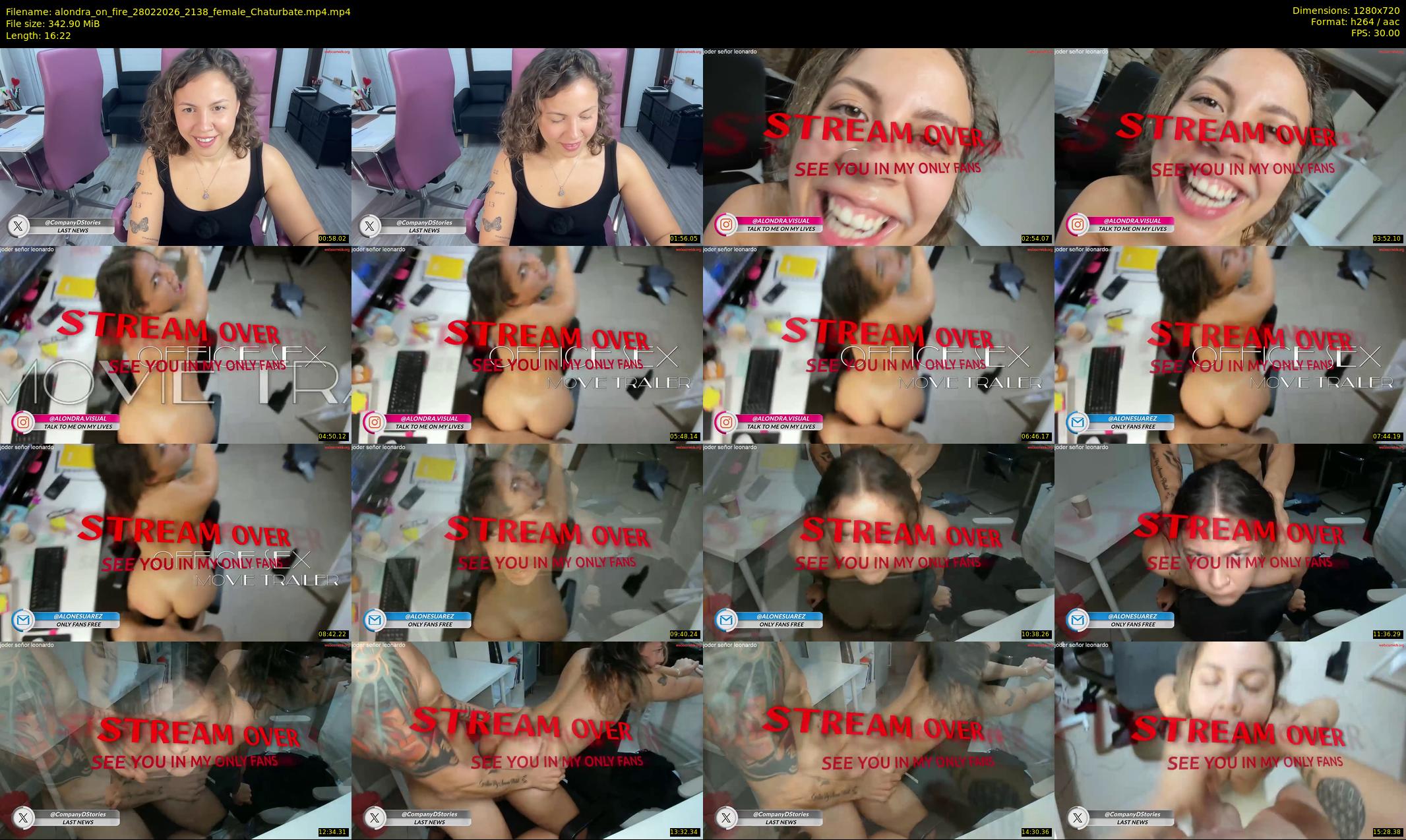 alondra_on_fire — 17 minute Chaturbate female cam show recording, 720p, Feb 28, 2026