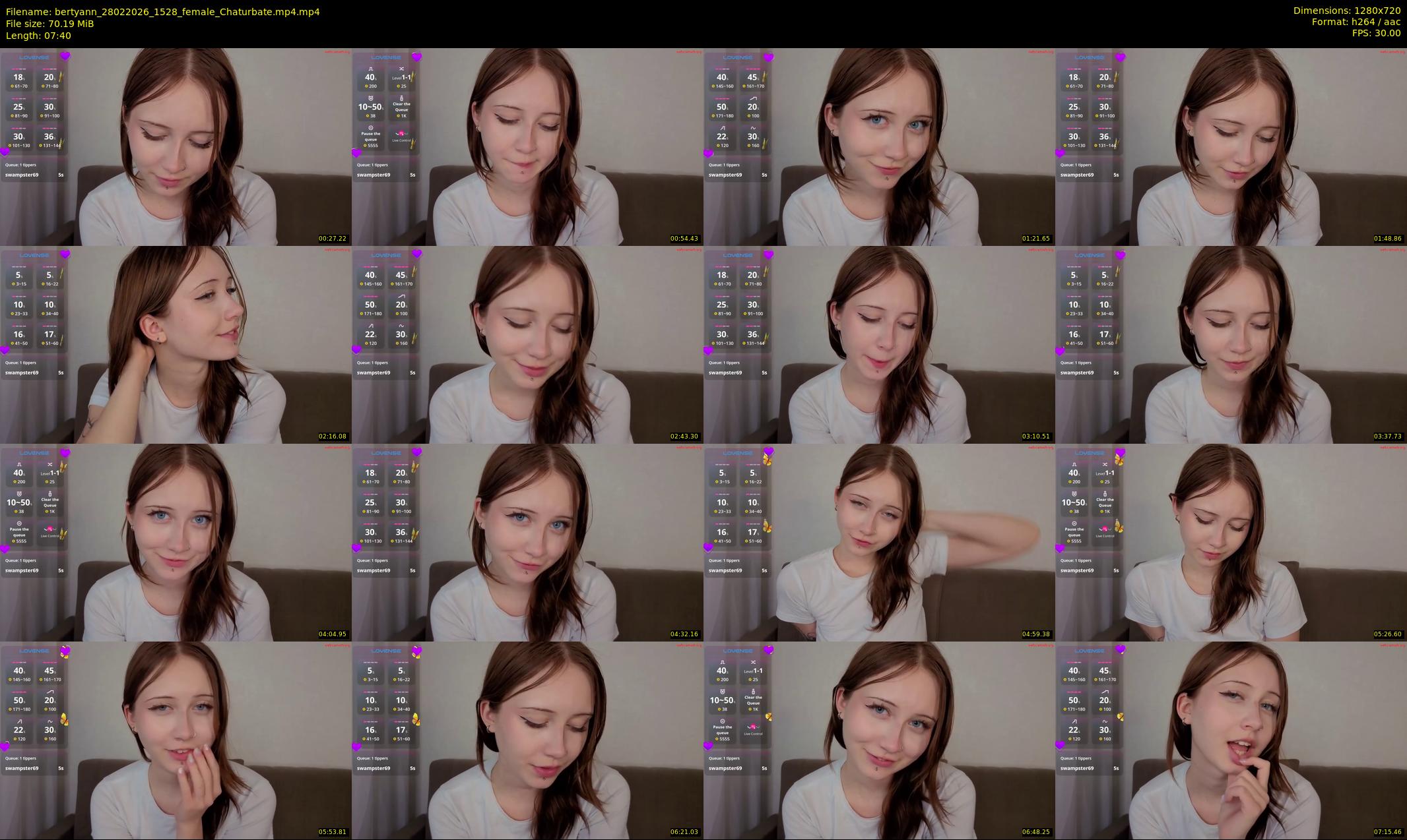 bertyann — 8 minute Chaturbate female cam show recording, 720p, Feb 28, 2026