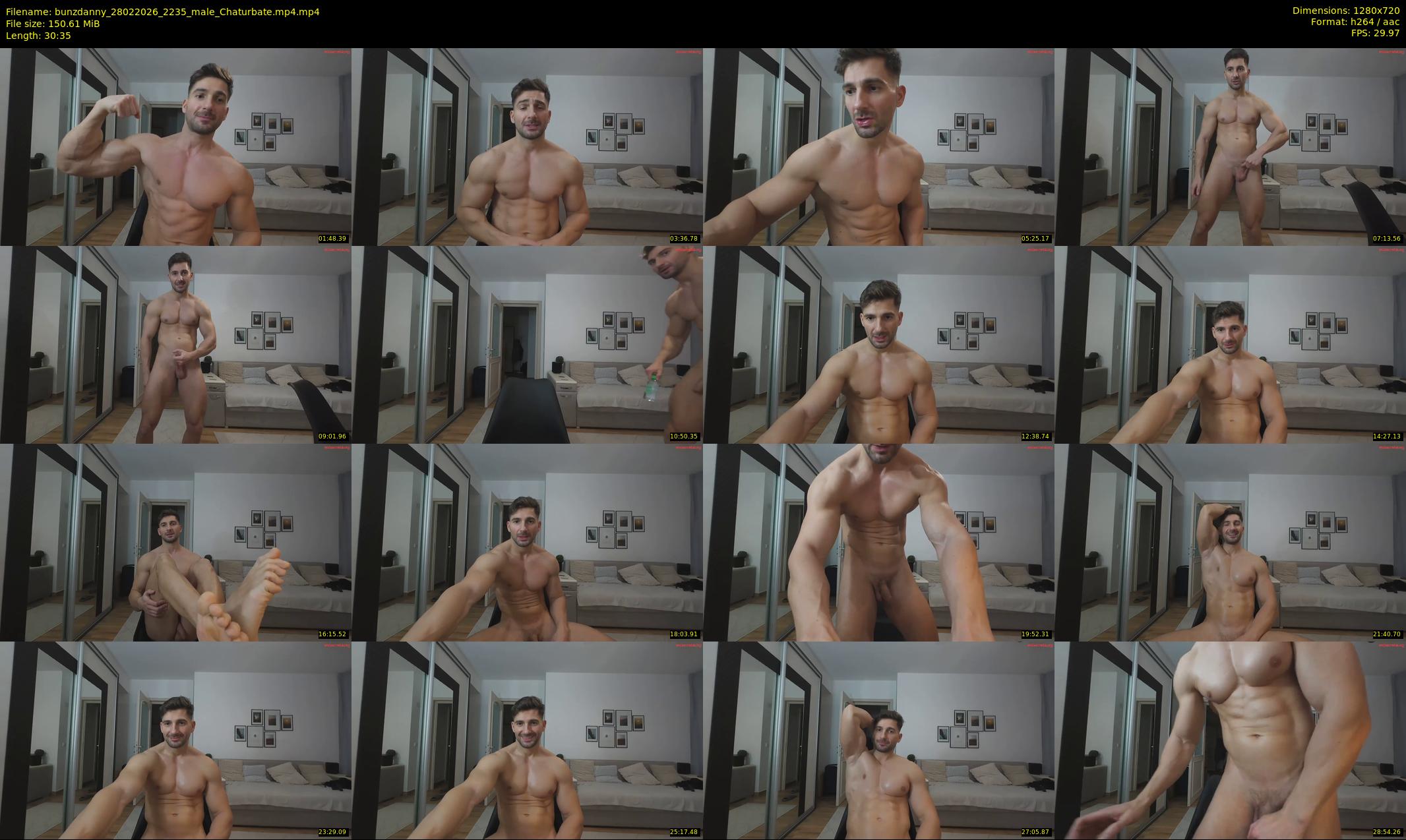 bunzdanny — 31 minute Chaturbate male cam show recording, 720p, Feb 28, 2026