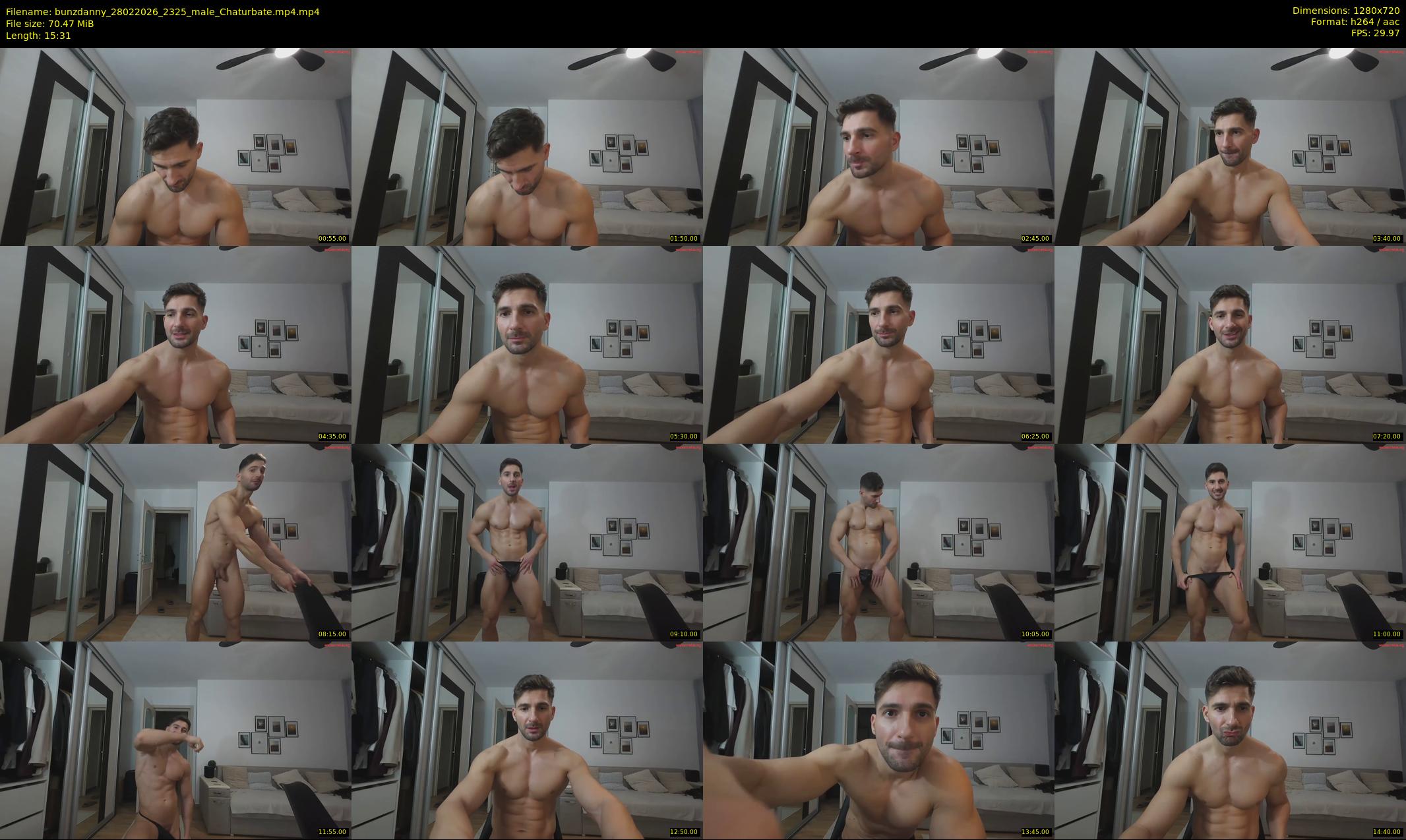 bunzdanny — 16 minute Chaturbate male cam show recording, 720p, Feb 28, 2026