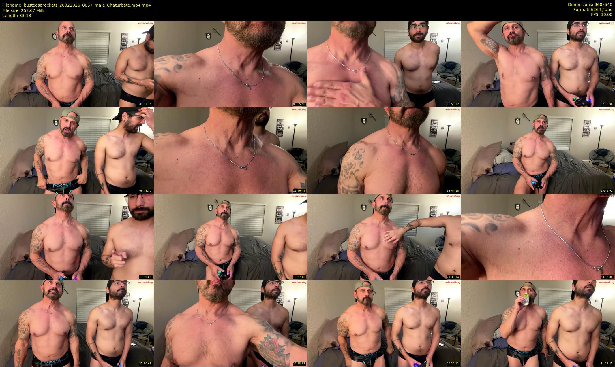 bustedsprockets — 34 minute Chaturbate male cam show recording, 480p, Feb 28, 2026