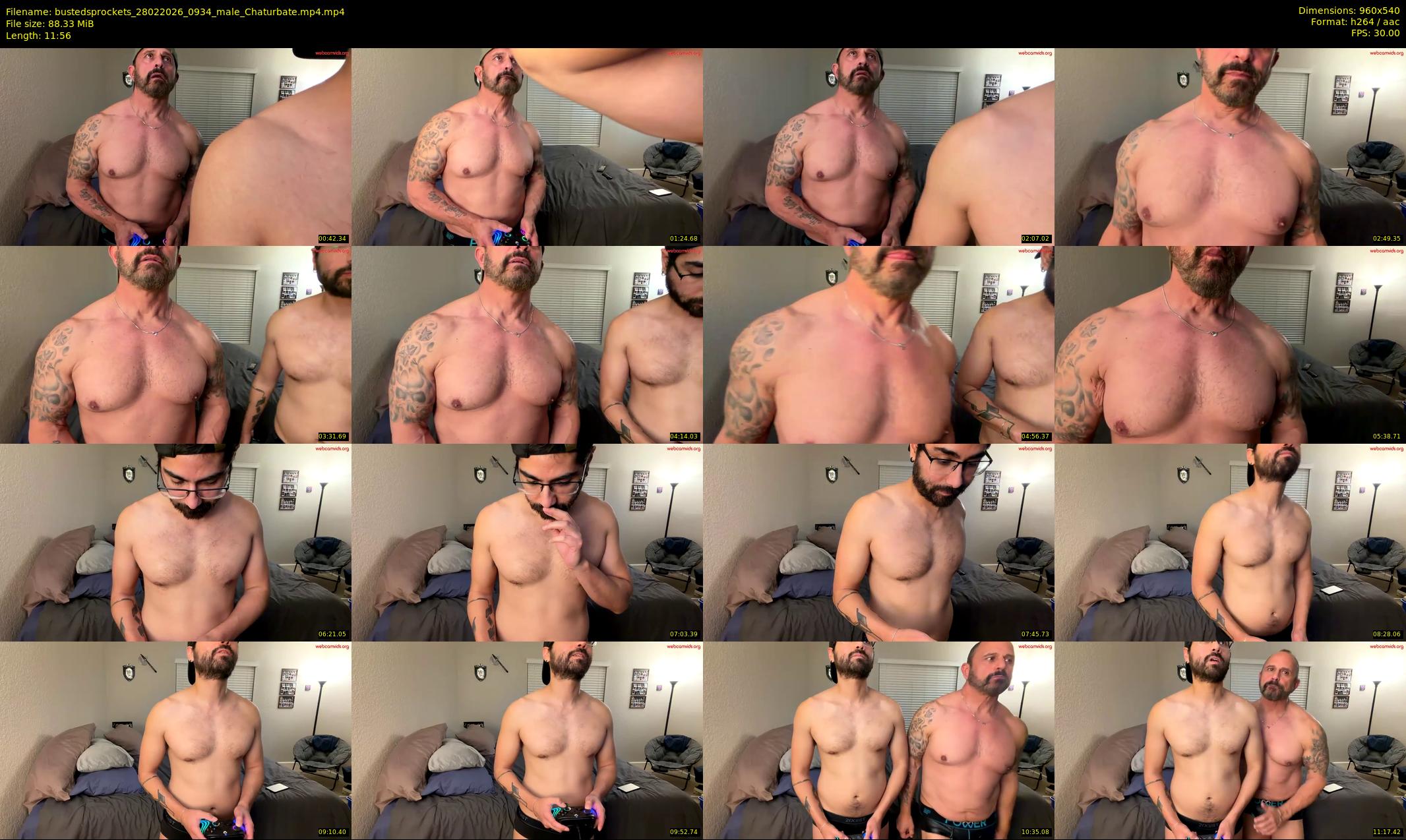 bustedsprockets — 12 minute Chaturbate male cam show recording, 480p, Feb 28, 2026