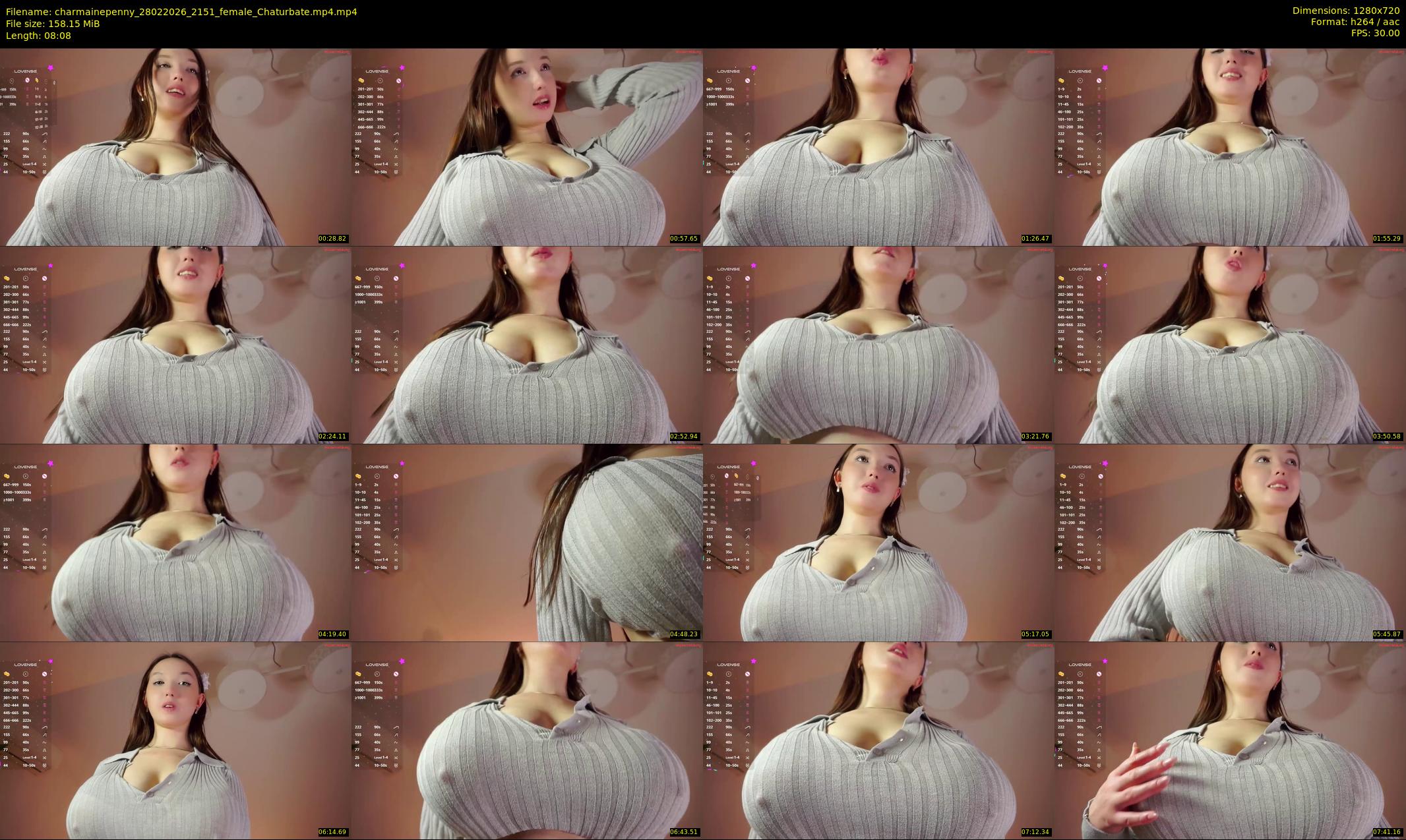 charmainepenny — 9 minute Chaturbate female cam show recording, 720p, Feb 28, 2026