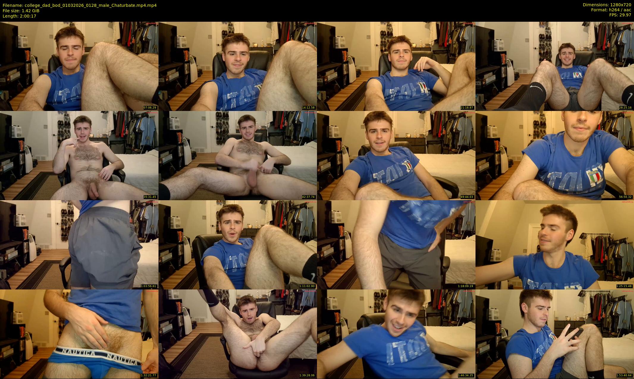 college_dad_bod — 121 minute Chaturbate male cam show recording, 720p, Mar 1, 2026