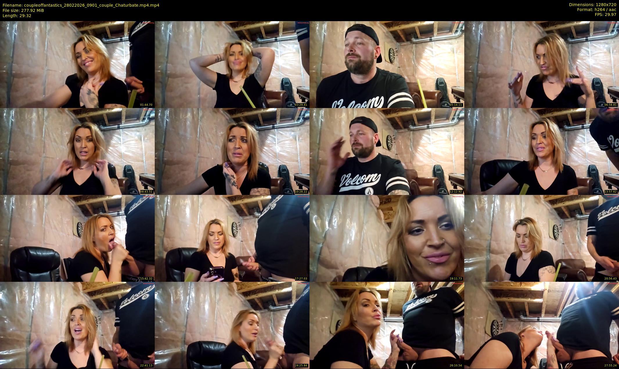 coupleoffantastics — 30 minute Chaturbate couple cam show recording, 720p, Feb 28, 2026