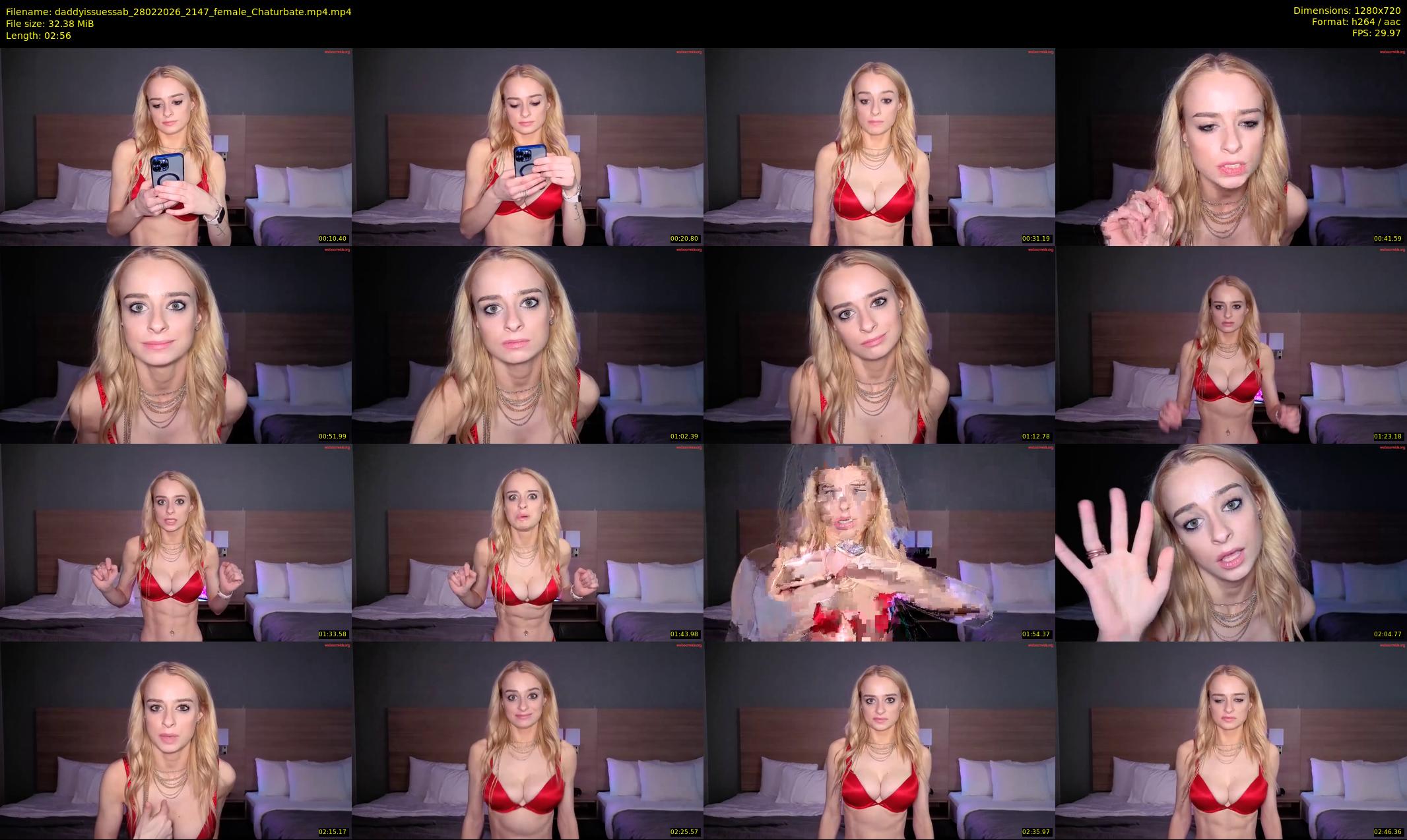 daddyissuessab — 3 minute Chaturbate female cam show recording, 720p, Feb 28, 2026