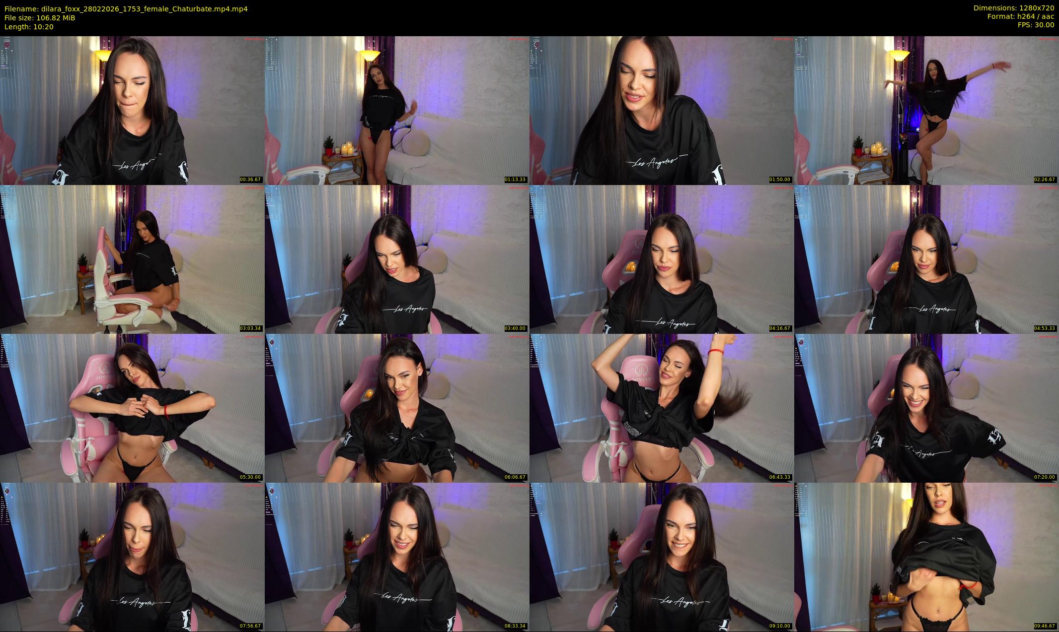 dilara_foxx — 11 minute Chaturbate female cam show recording, 720p, Feb 28, 2026