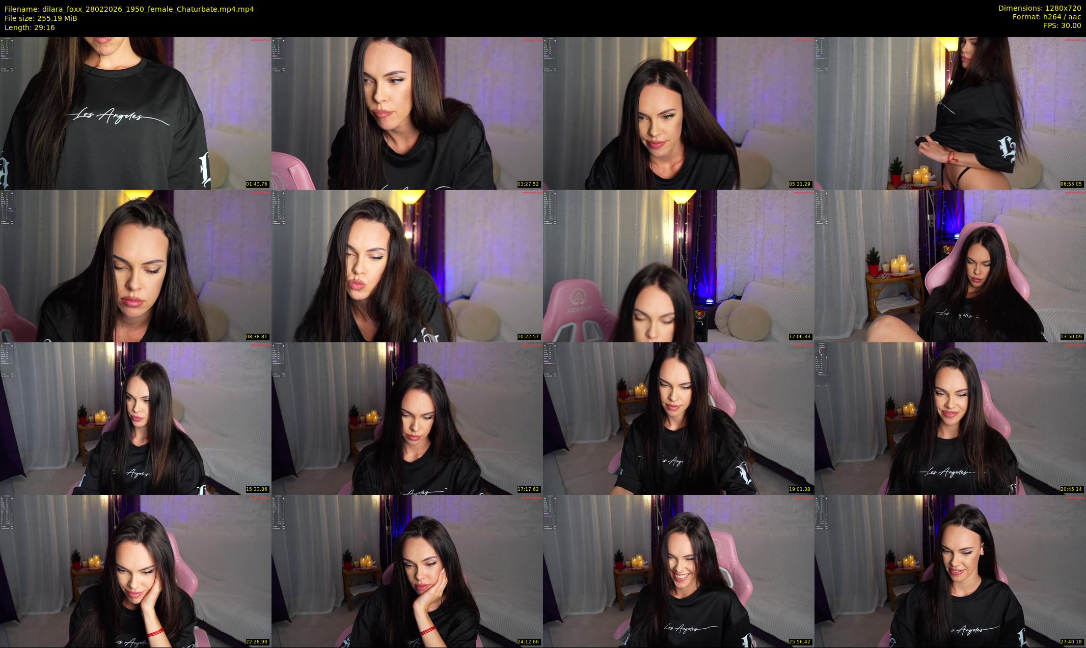 dilara_foxx — 30 minute Chaturbate female cam show recording, 720p, Feb 28, 2026