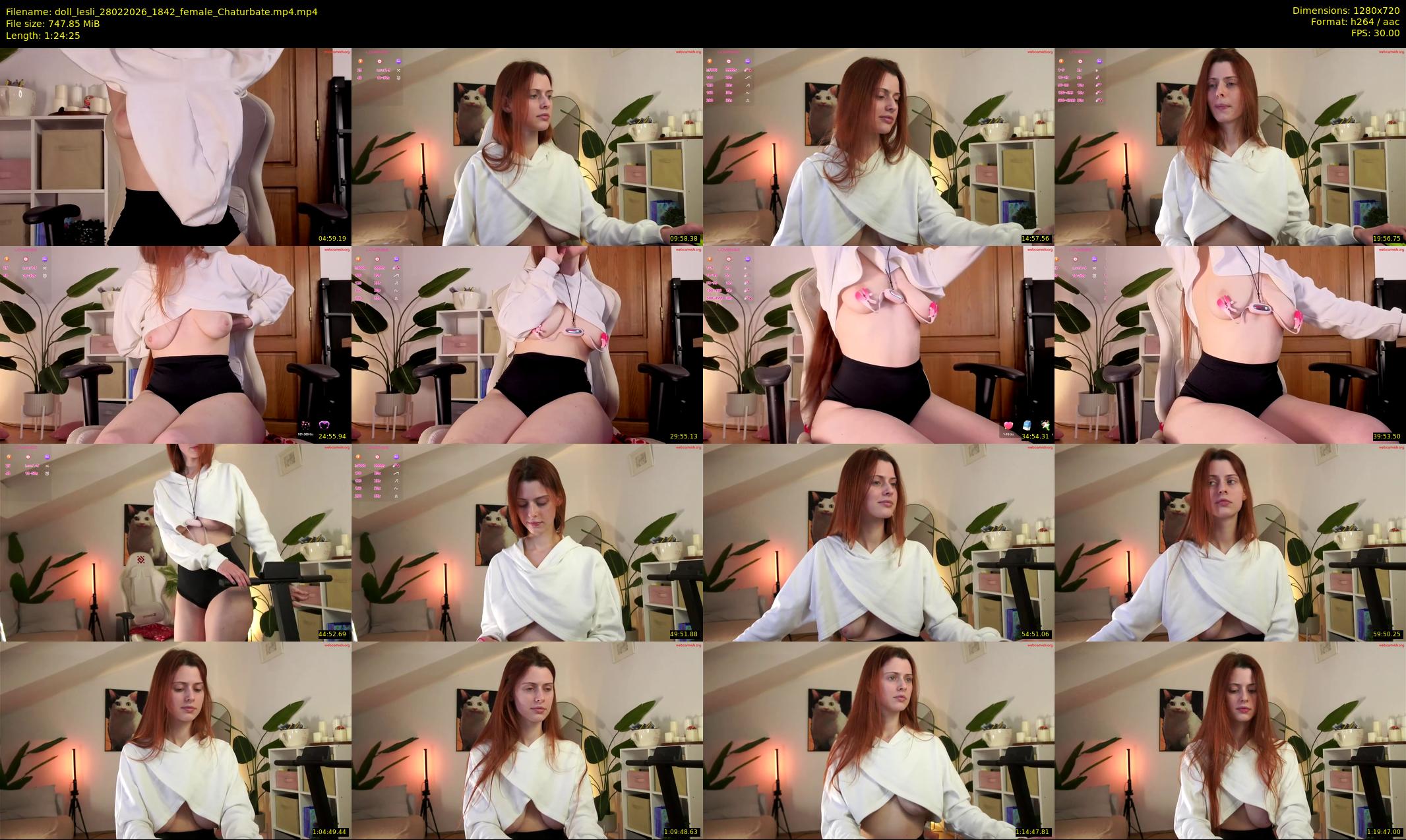 doll_lesli — 85 minute Chaturbate female cam show recording, 720p, Feb 28, 2026