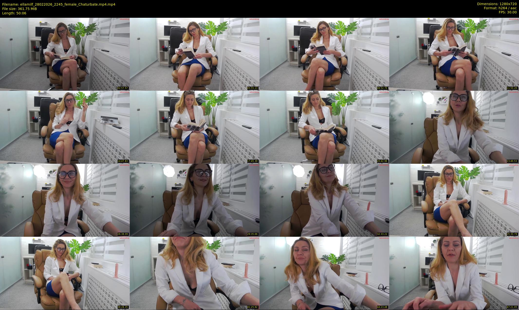 ellamilf — 51 minute Chaturbate female cam show recording, 720p, Feb 28, 2026