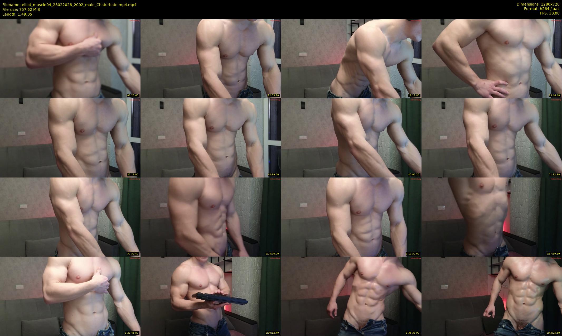 elliot_muscle04 — 110 minute Chaturbate male cam show recording, 720p, Feb 28, 2026