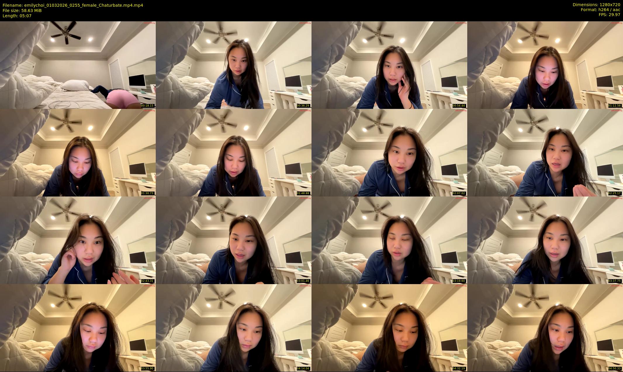 emilychoi — 6 minute Chaturbate female cam show recording, 720p, Mar 1, 2026