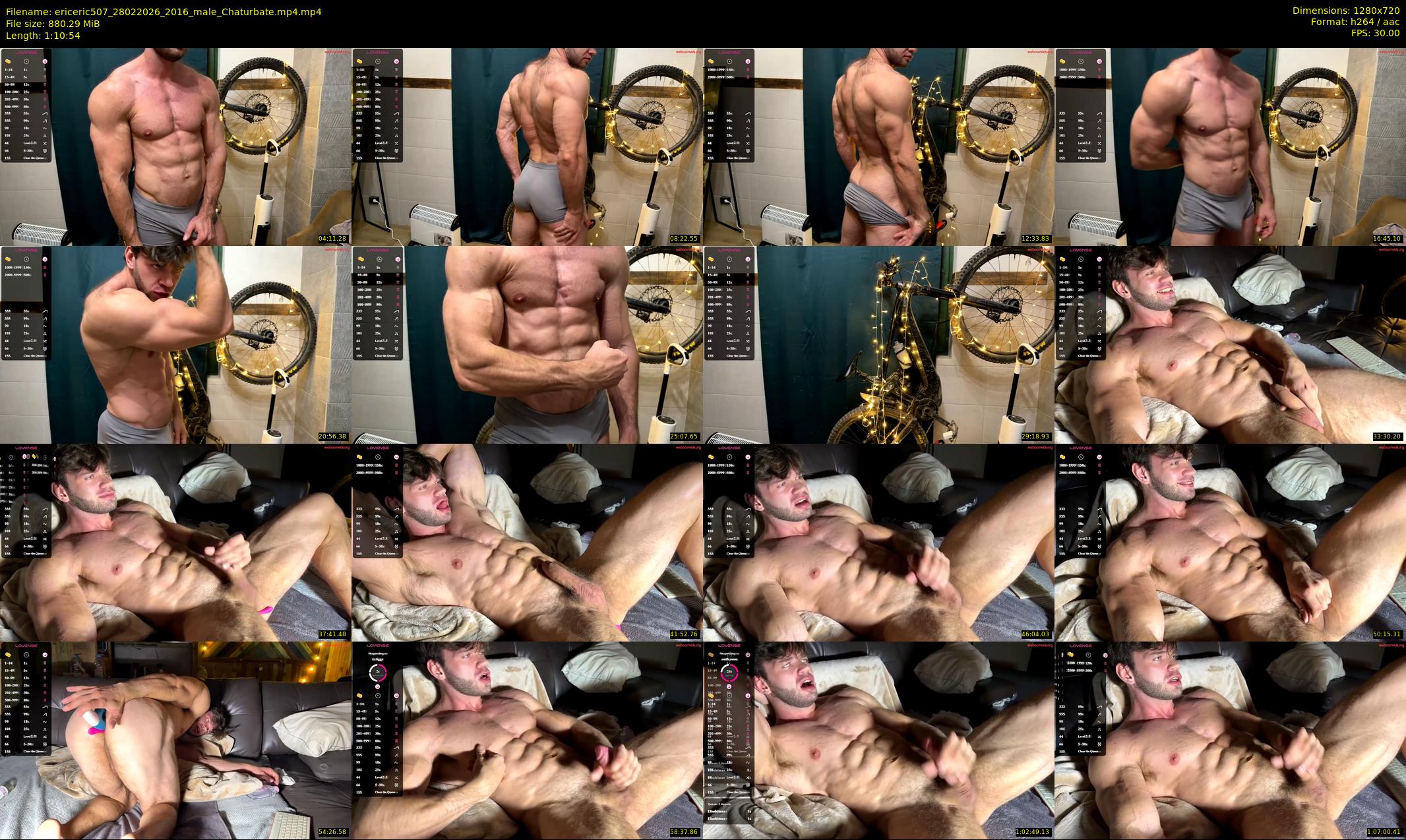 ericeric507 — 71 minute Chaturbate male cam show recording, 720p, Feb 28, 2026