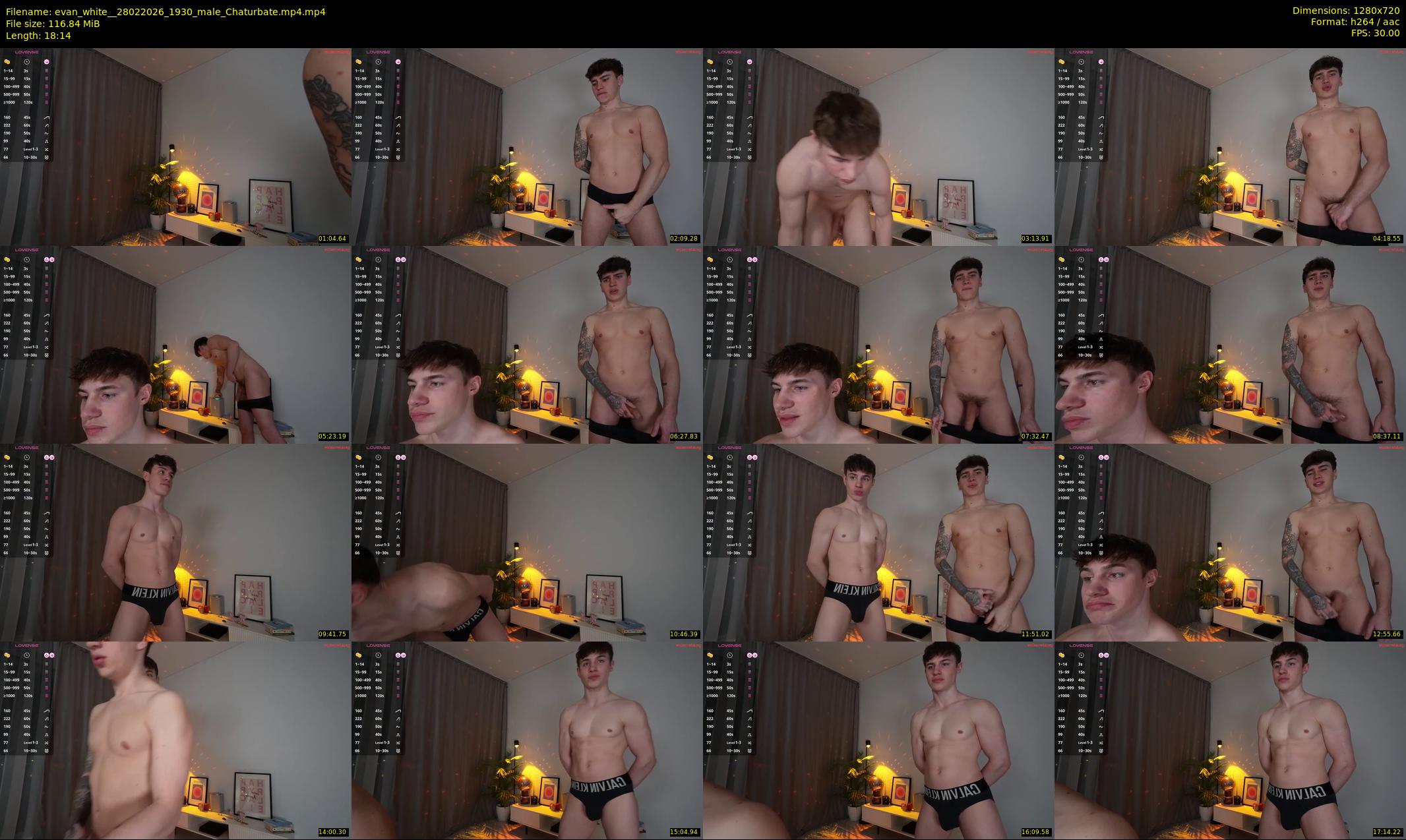 evan_white_ — 19 minute Chaturbate male cam show recording, 720p, Feb 28, 2026