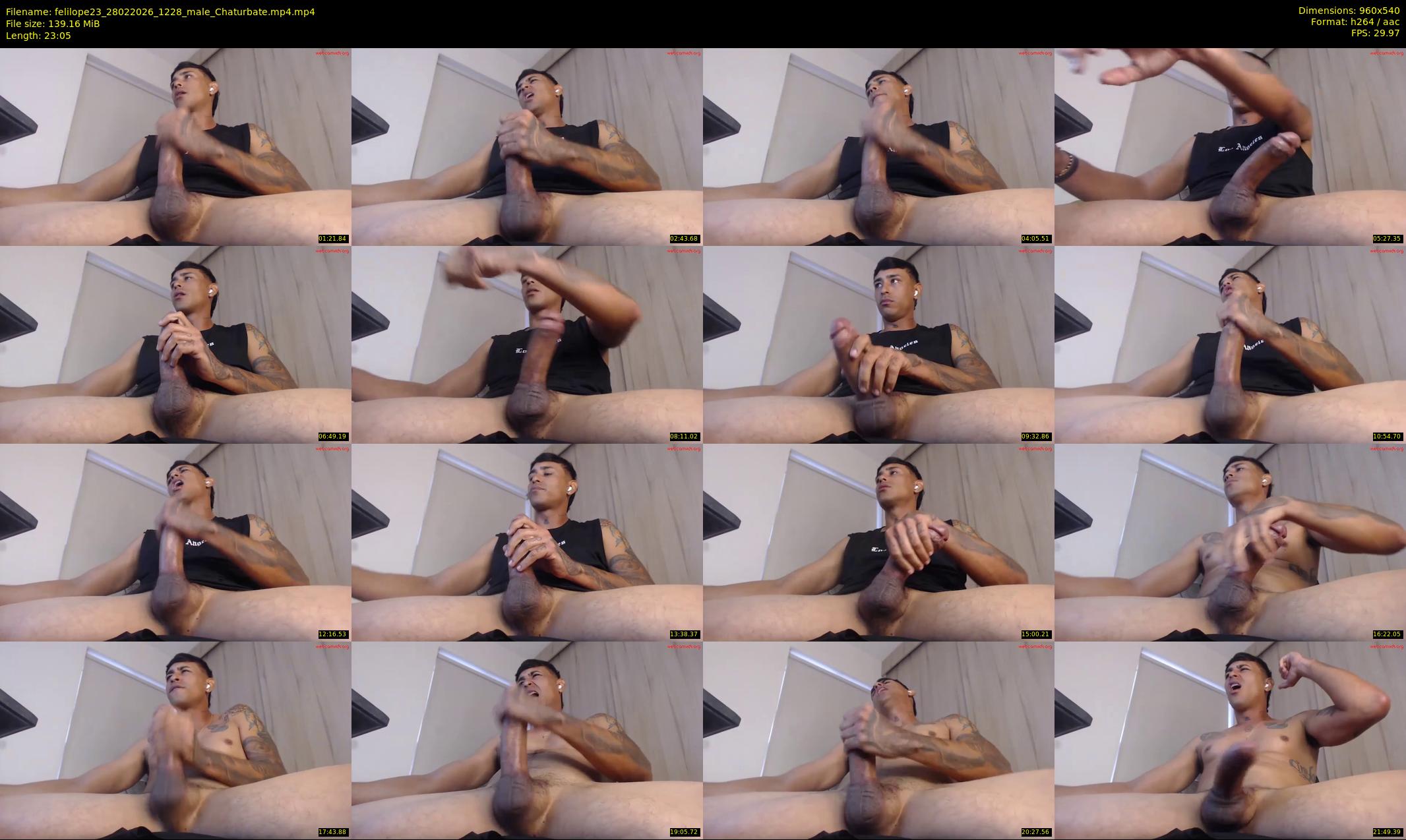 felilope23 — 24 minute Chaturbate male cam show recording, 480p, Feb 28, 2026