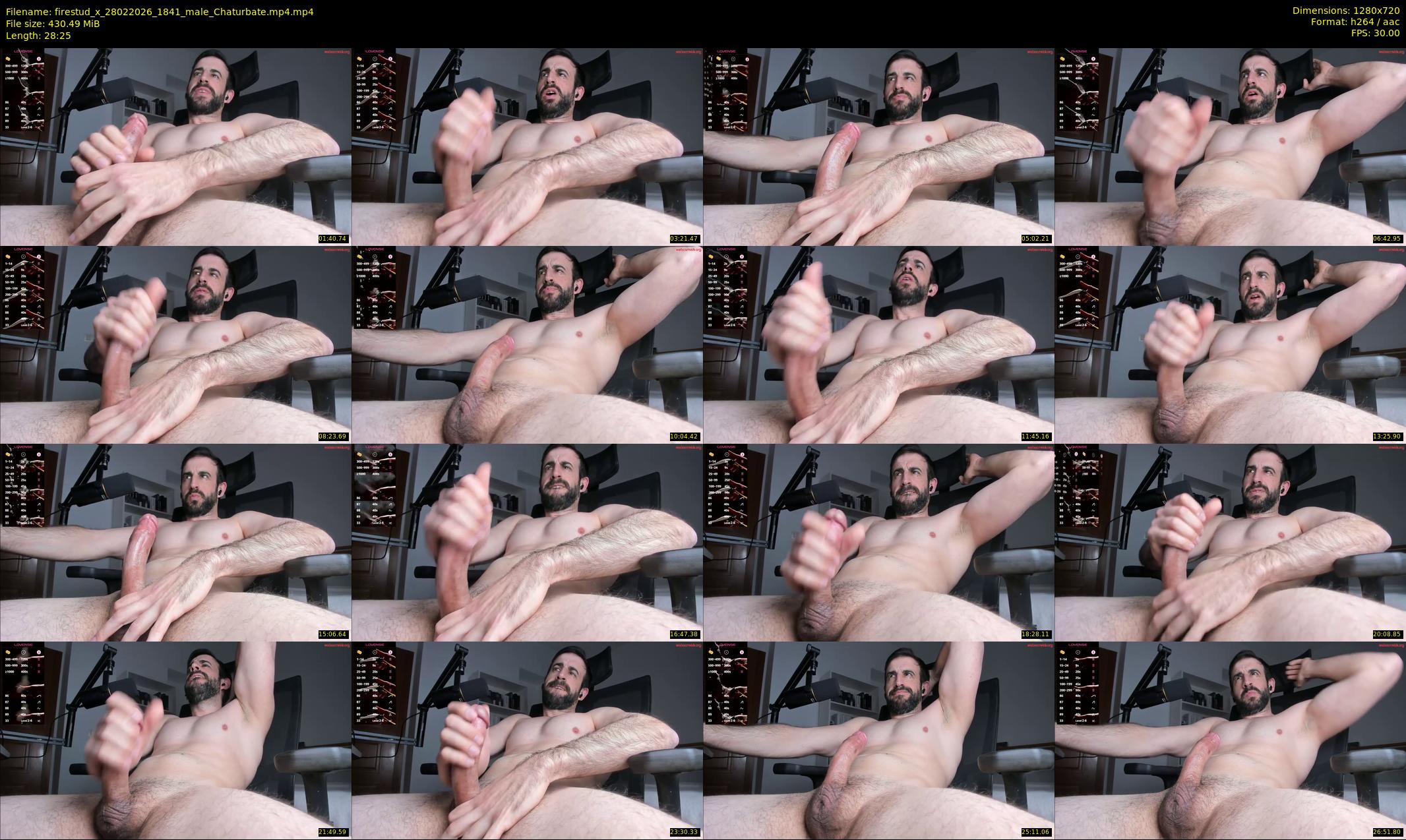 firestud_x — 29 minute Chaturbate male cam show recording, 720p, Feb 28, 2026