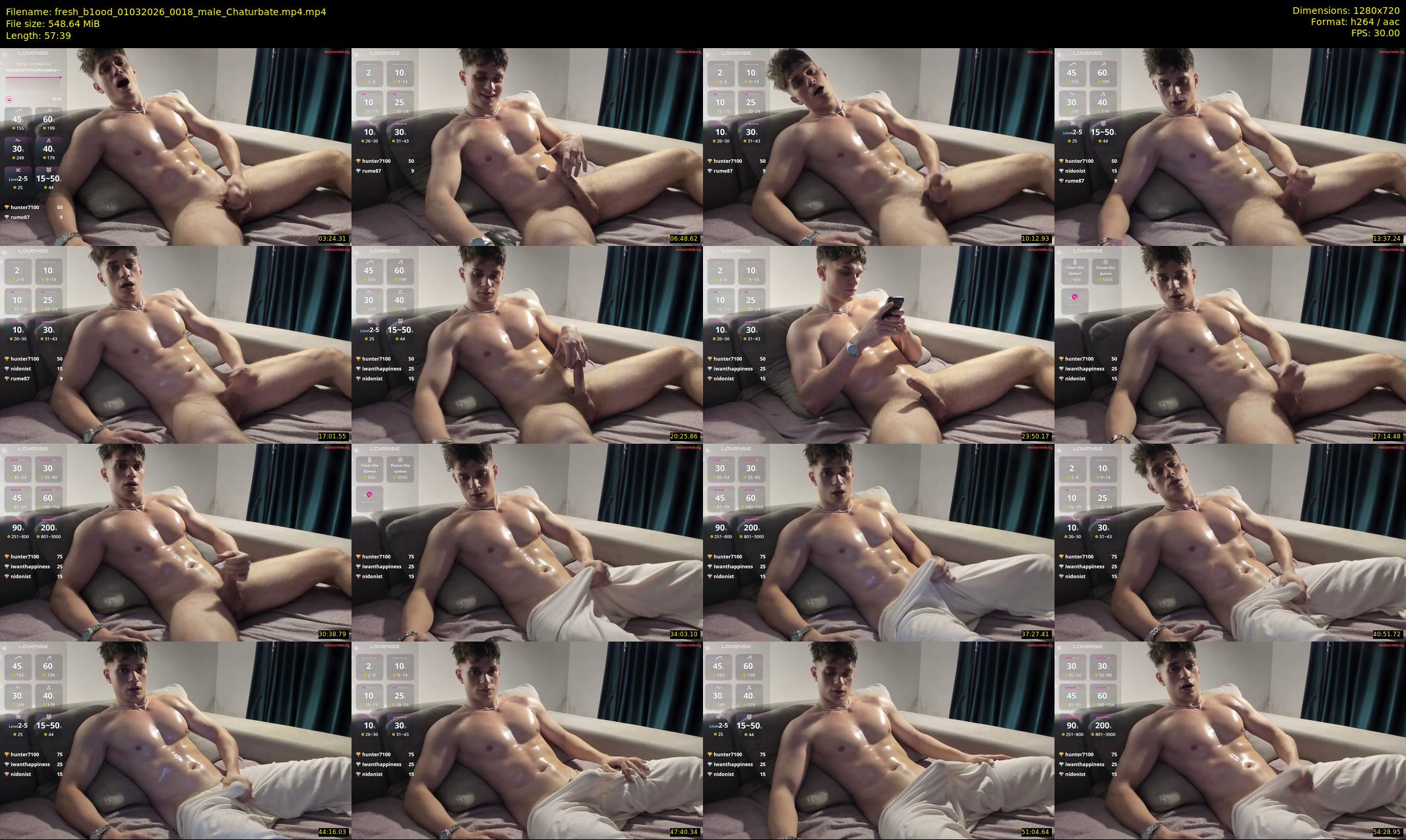 fresh_b1ood — 58 minute Chaturbate male cam show recording, 720p, Mar 1, 2026