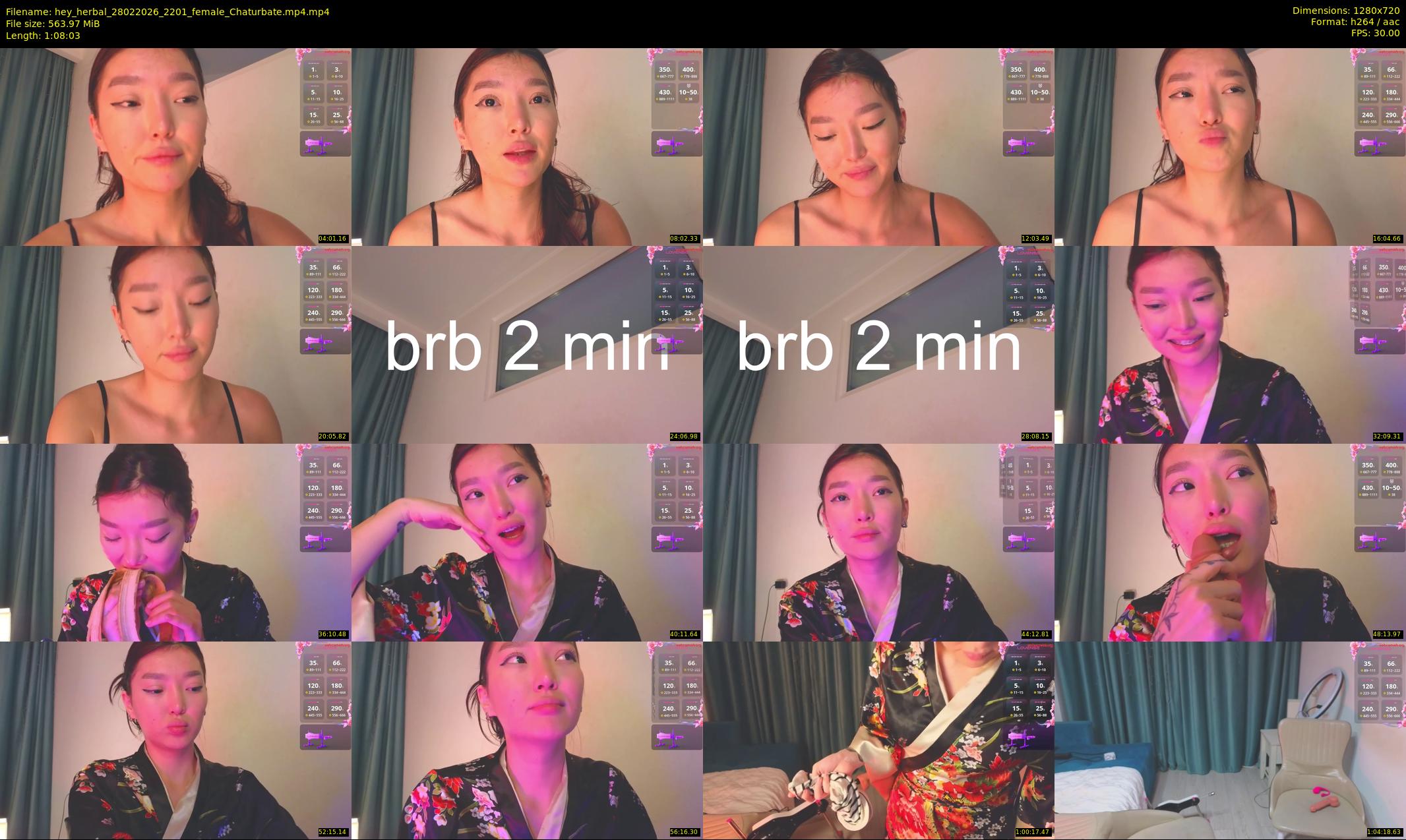 hey_herbal — 69 minute Chaturbate female cam show recording, 720p, Feb 28, 2026