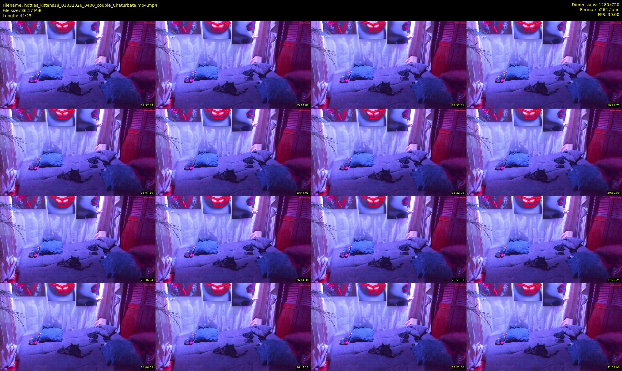 hotties_kittens18 — 45 minute Chaturbate couple cam show recording, 720p, Mar 1, 2026