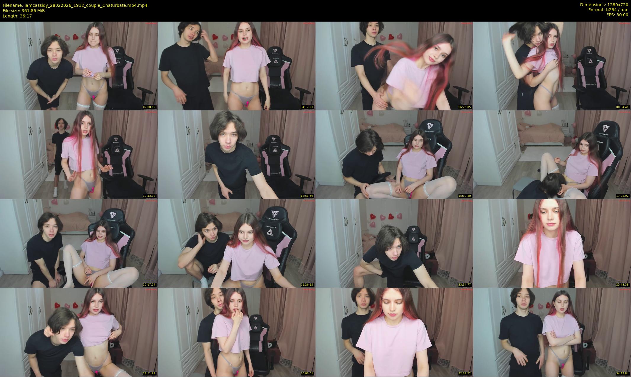 iamcassidy — 37 minute Chaturbate female cam show recording, 720p, Feb 28, 2026