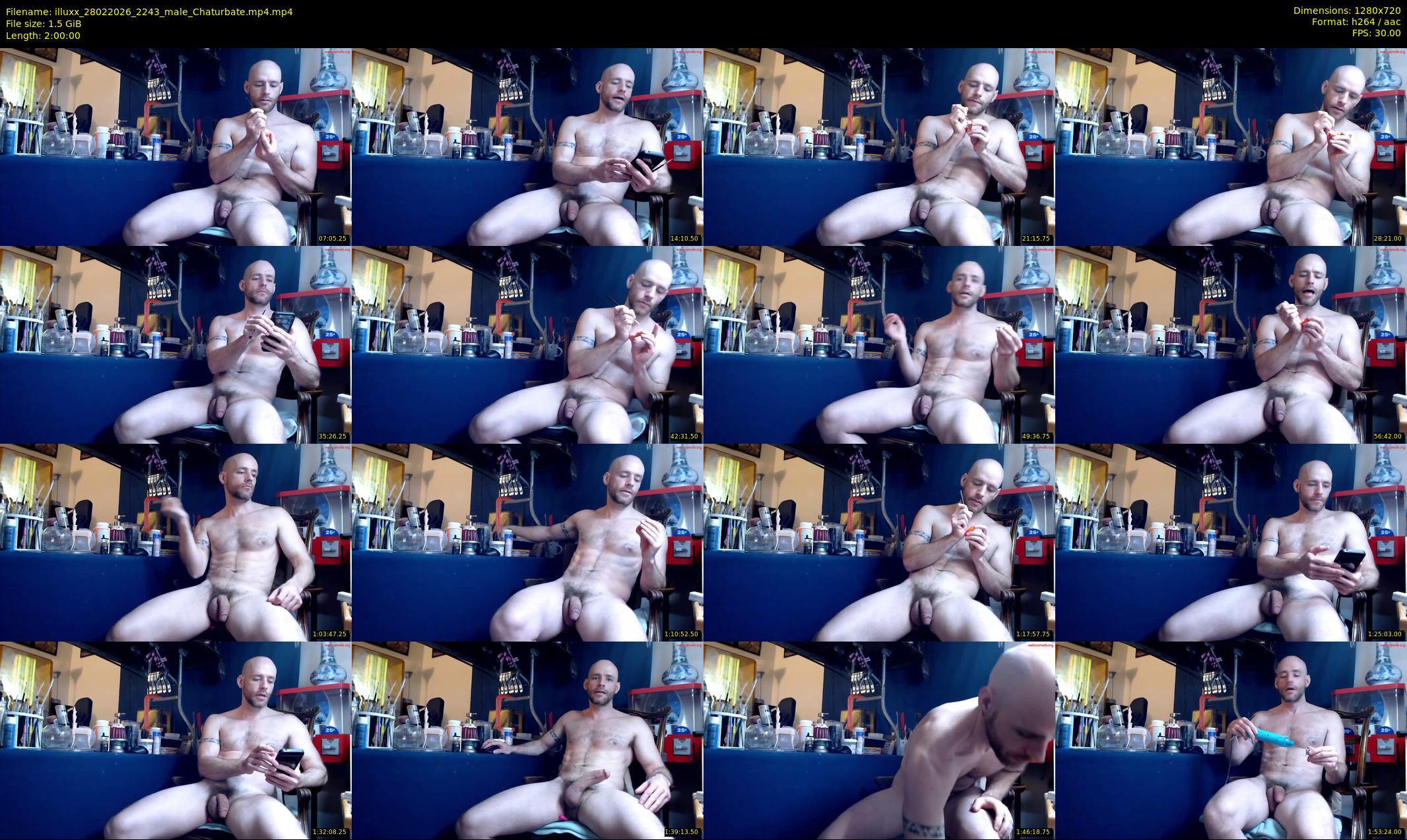 illuxx — 120 minute Chaturbate male cam show recording, 720p, Feb 28, 2026