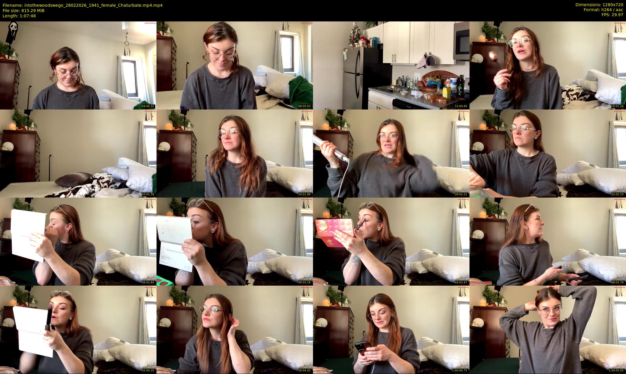 intothewoodswego — 68 minute Chaturbate female cam show recording, 720p, Feb 28, 2026