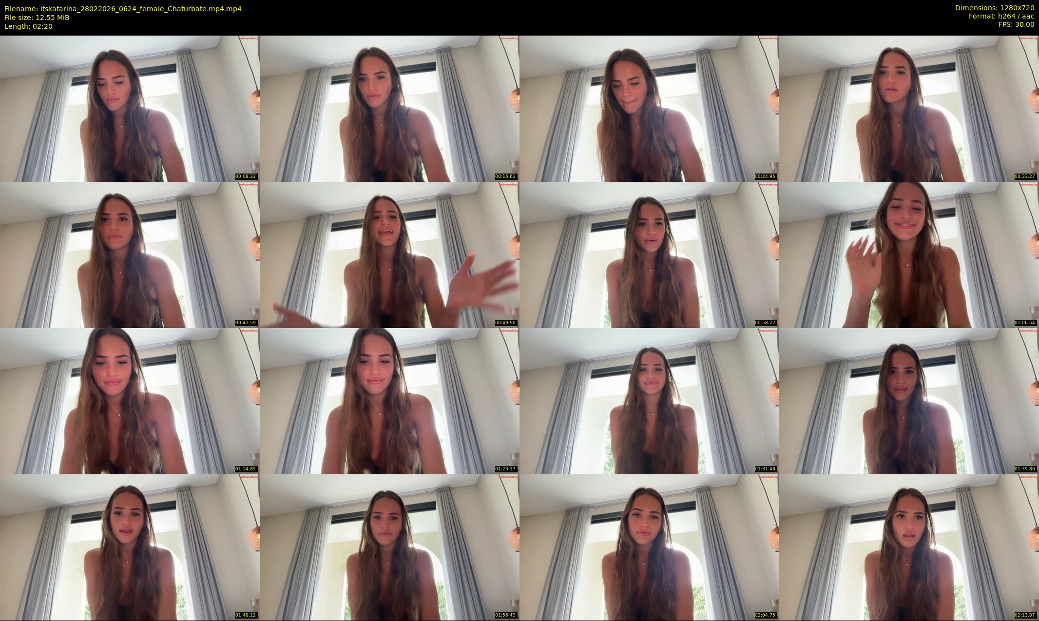 itskatarina — 3 minute Chaturbate female cam show recording, 720p, Feb 28, 2026