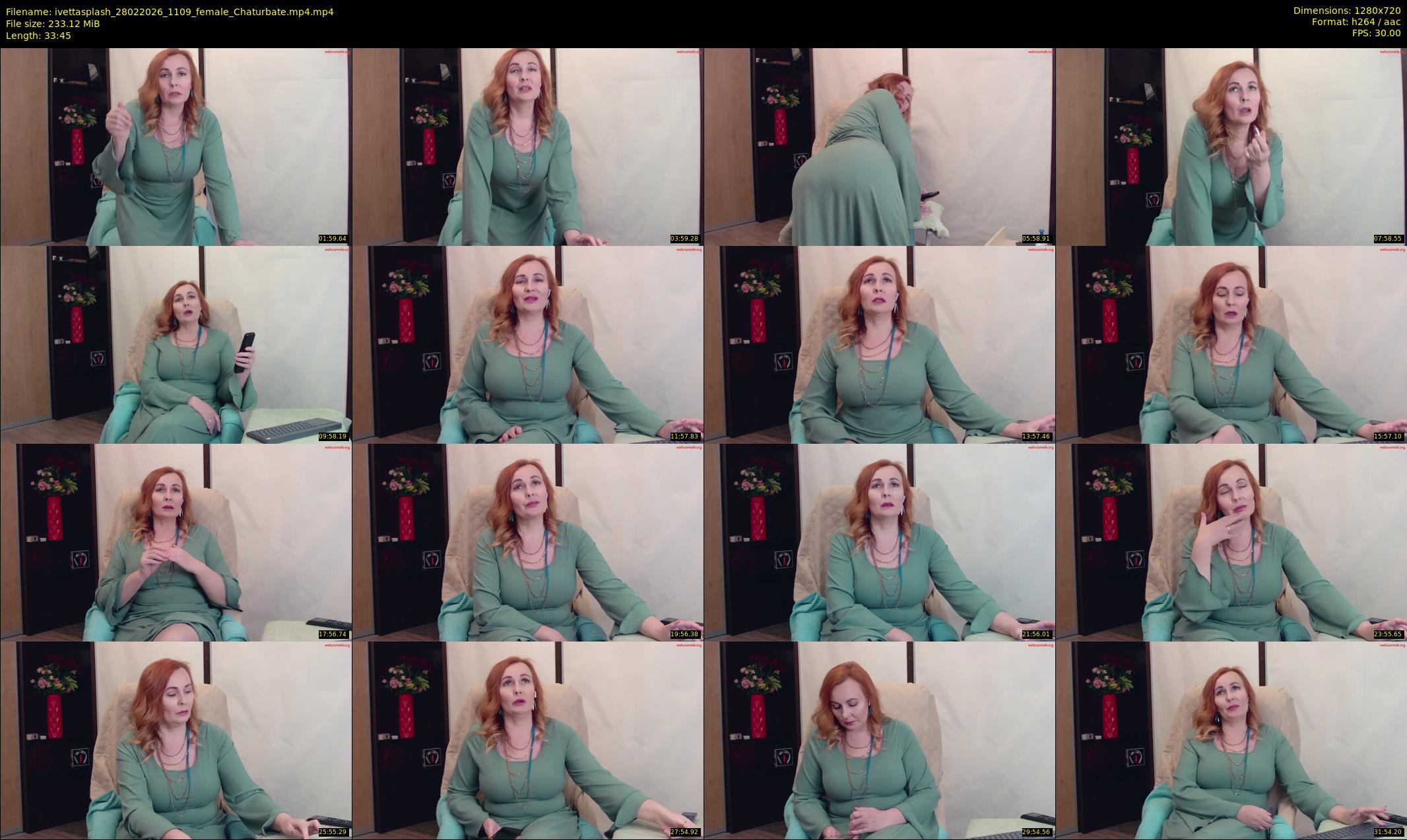 ivettasplash — 34 minute Chaturbate female cam show recording, 720p, Feb 28, 2026