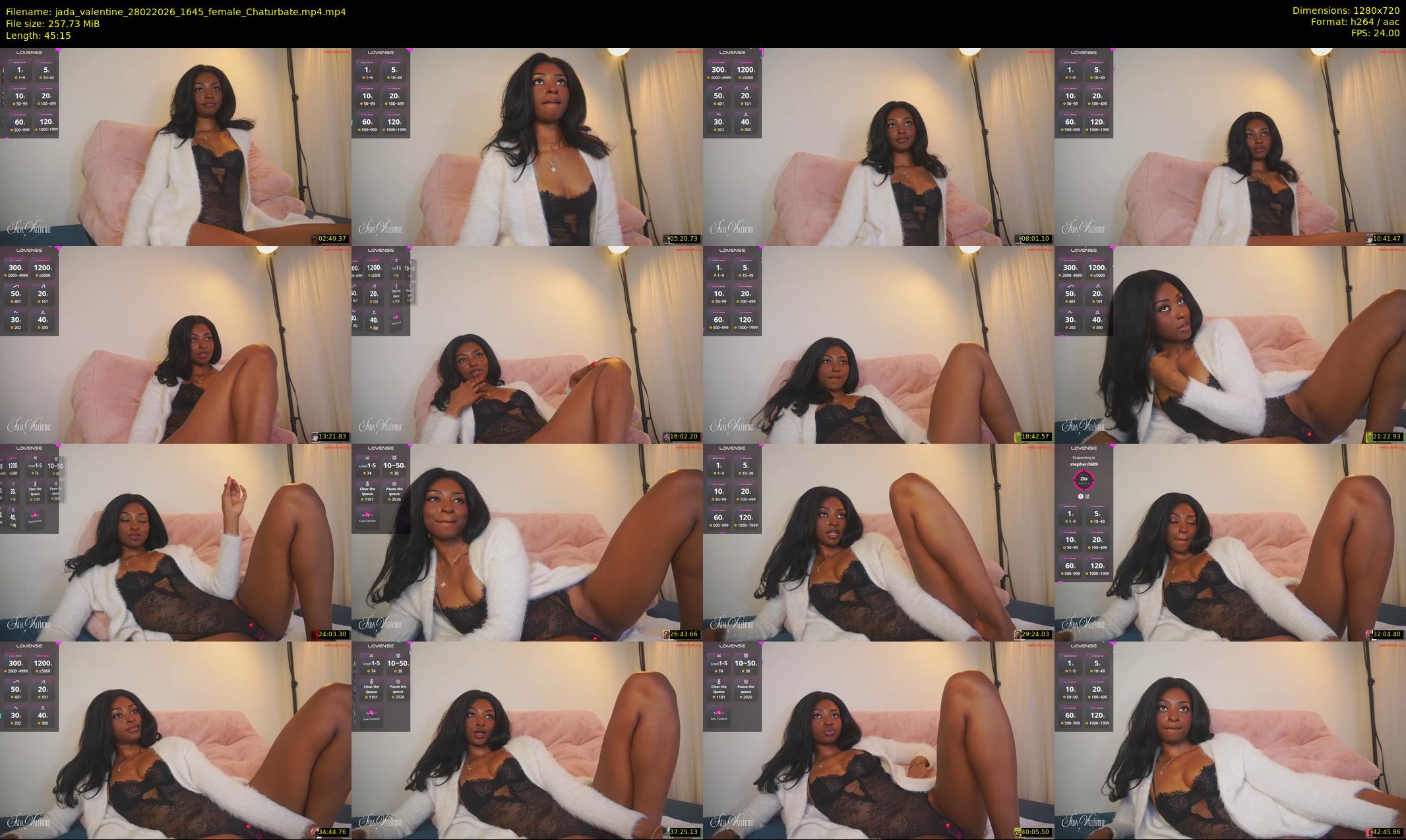 jada_valentine — 46 minute Chaturbate female cam show recording, 720p, Feb 28, 2026
